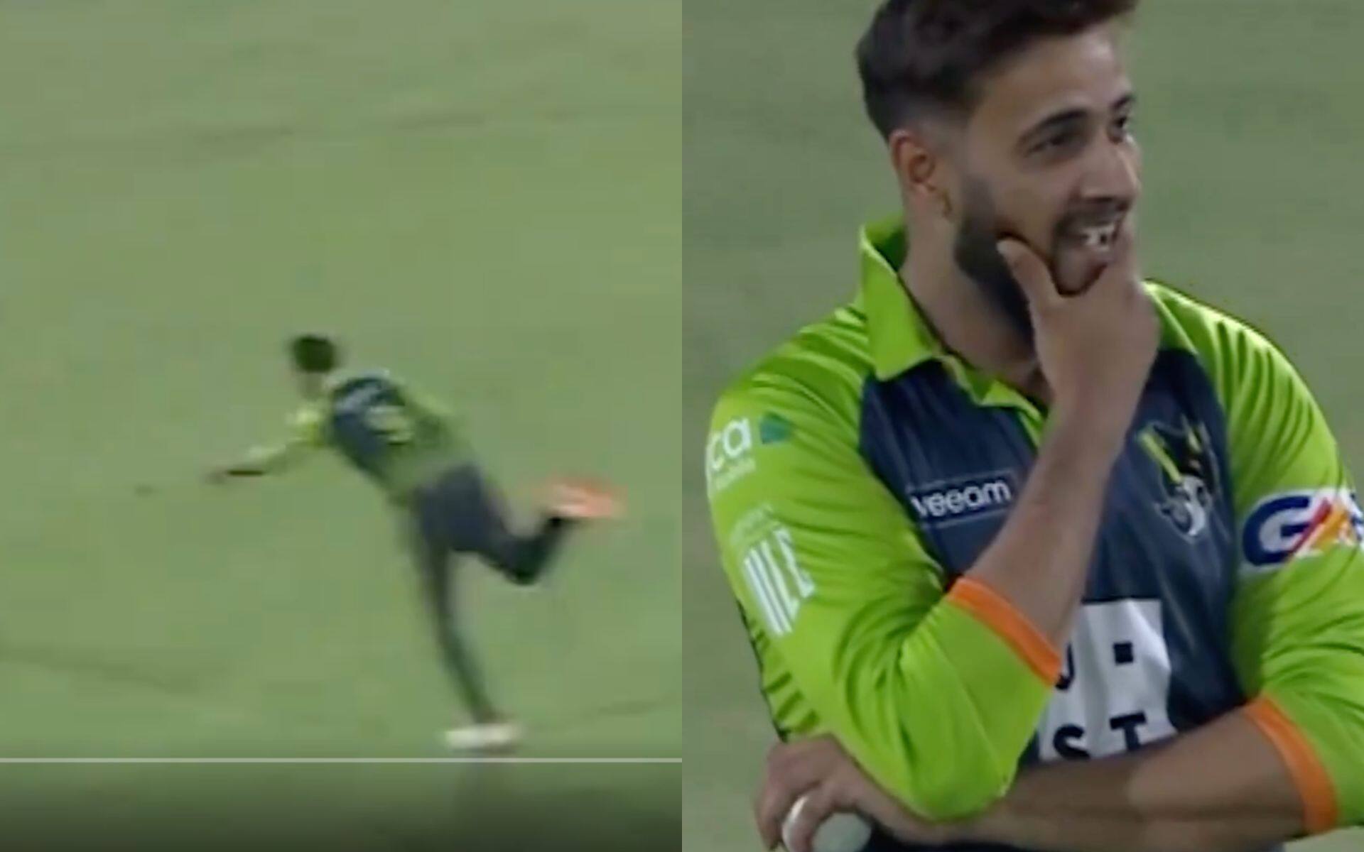 Imad's reaction on his catch [X]