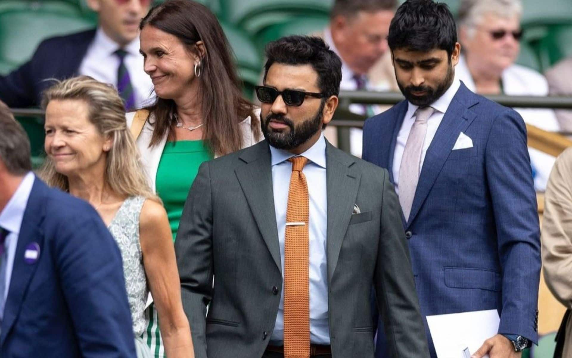 Rohit Sharma At Wimbledon - (X.com)