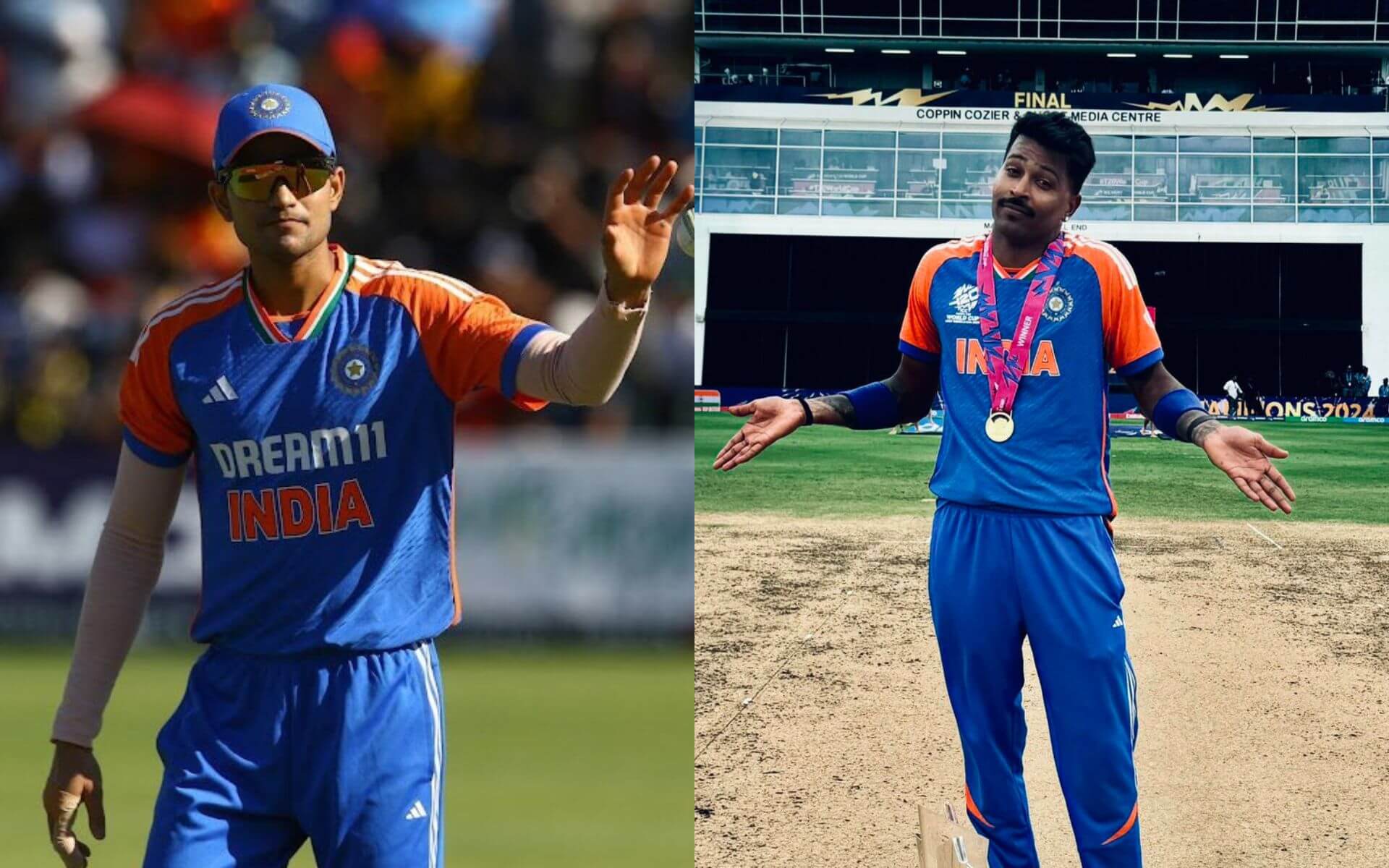 Shubman Gill and Hardik Pandya are the front runners to be the captain of the Indian team in T20Is [X]