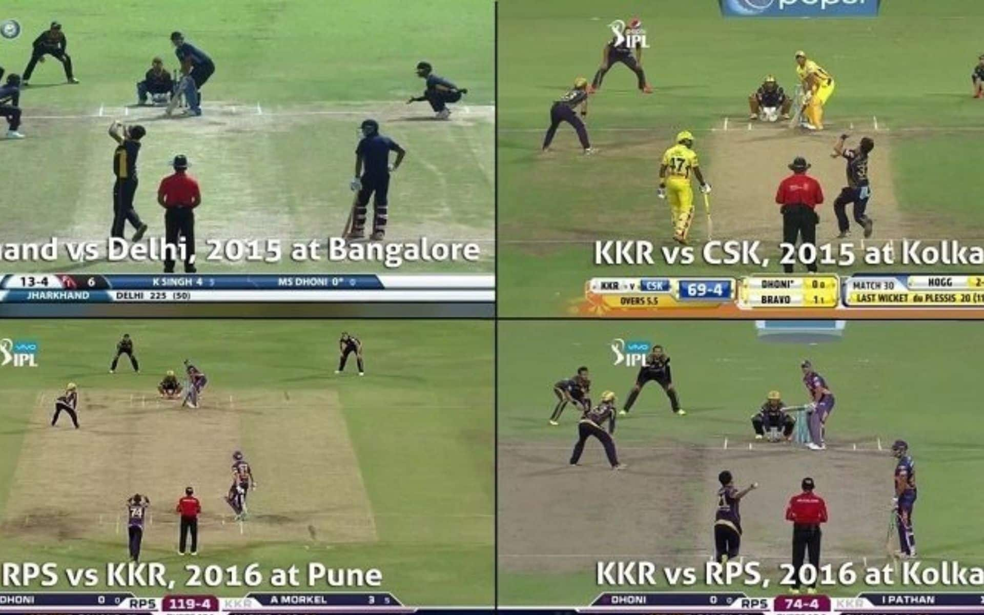 Gautam Gambhir field setting vs MS Dhoni as a captain [X]