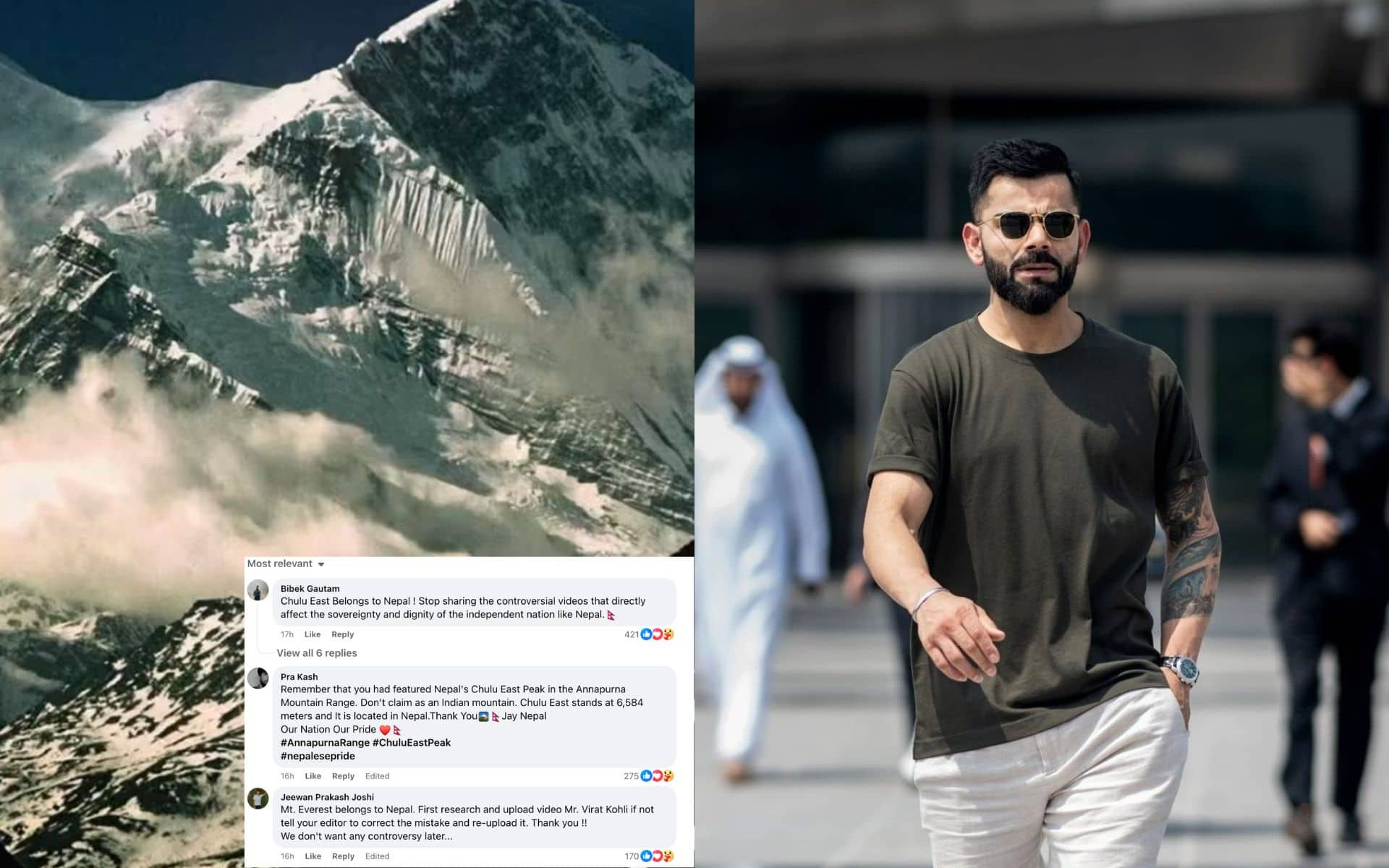 Virat Kohli gets trolled for featuring Mt Everest Region in an India-centric video (X.com)