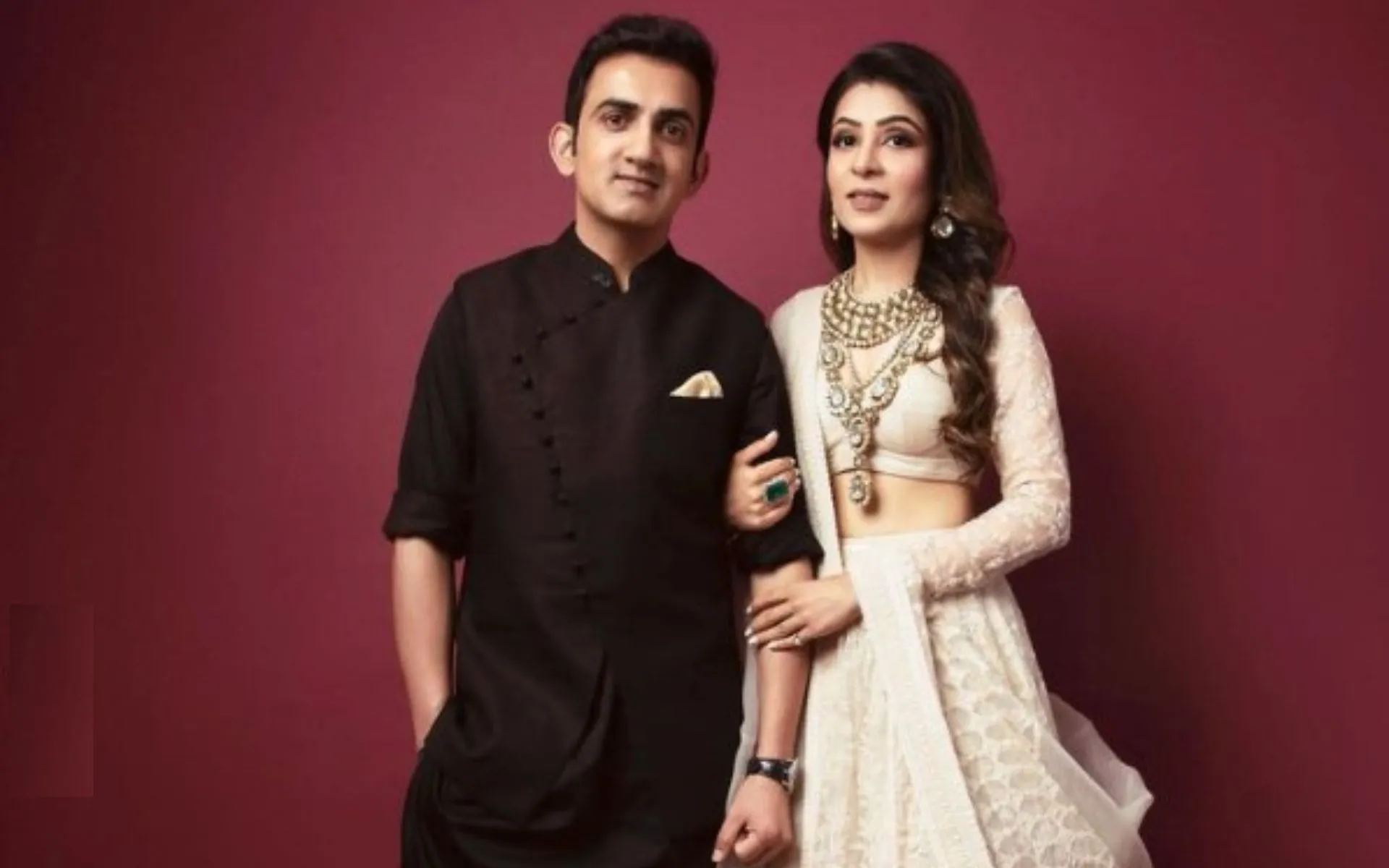 Gautam Gambhir with his wife Natasha Gambhir (Instagram/gautamgambhir55)