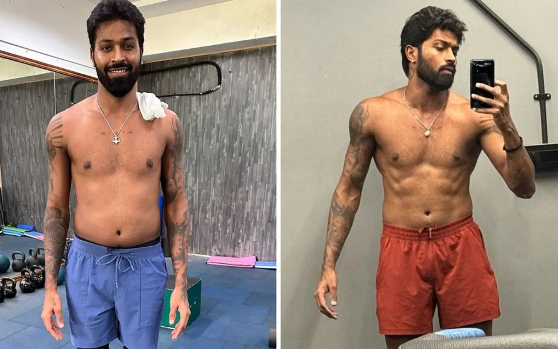 Hardik Pandya shares transformation picture (X.com)