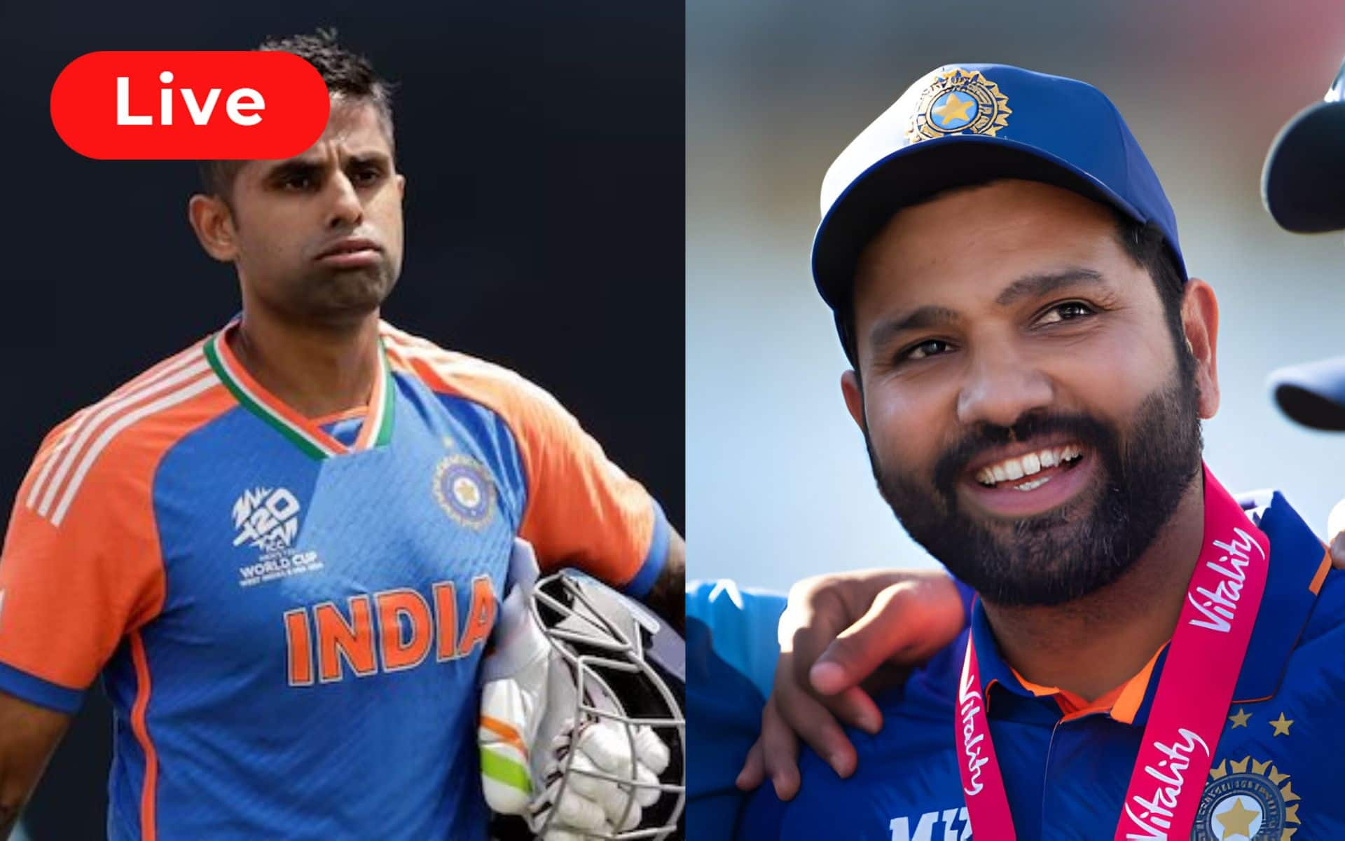 Rohit Sharma and Suryakumar are India's white-ball captains (x.com)