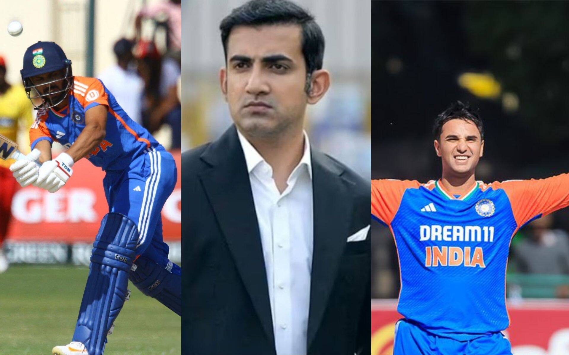 Ruturaj Gaikwad, Gautam Gambhir and Abhishek Sharma [X]