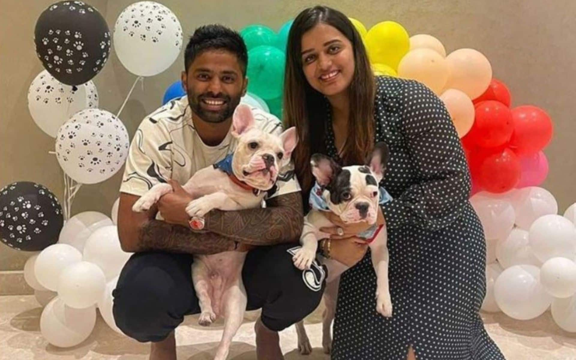 Suryakumar Yadav at his house in Mumbai (x.com)