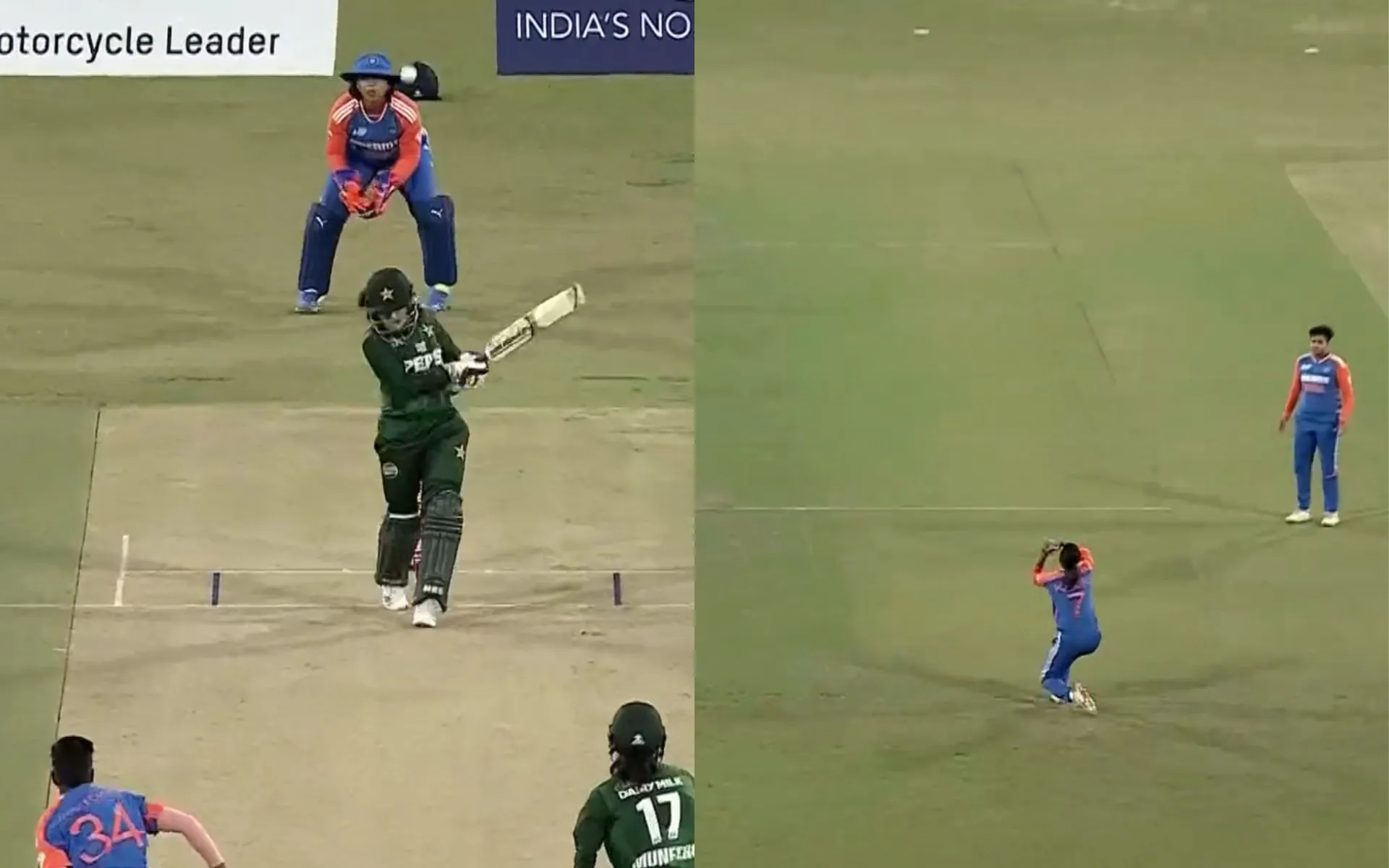 Harmanpreet Kaur takes a brilliant catch (X.com)