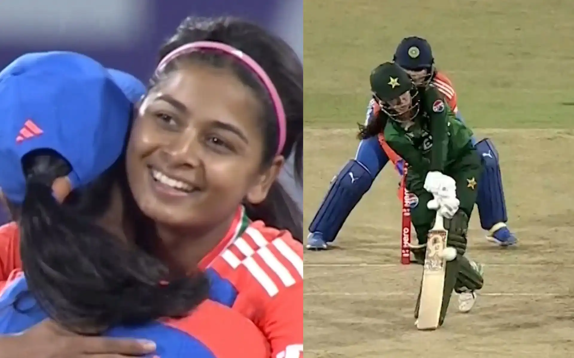 Shreyanka Patil's got the better of Aliya Riaz (X.com)