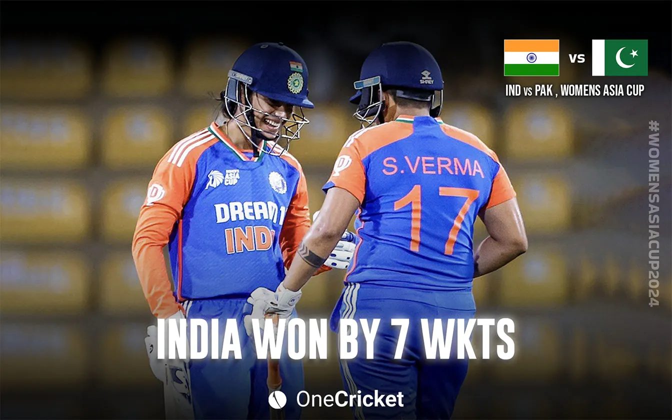 IND W Vs PAK W Asia Cup T20 2024 [OneCricket]
