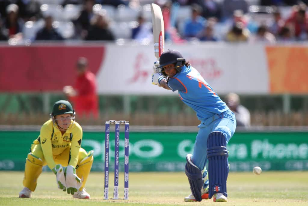 Harmanpreet Kaur in action Vs AUS [X]
