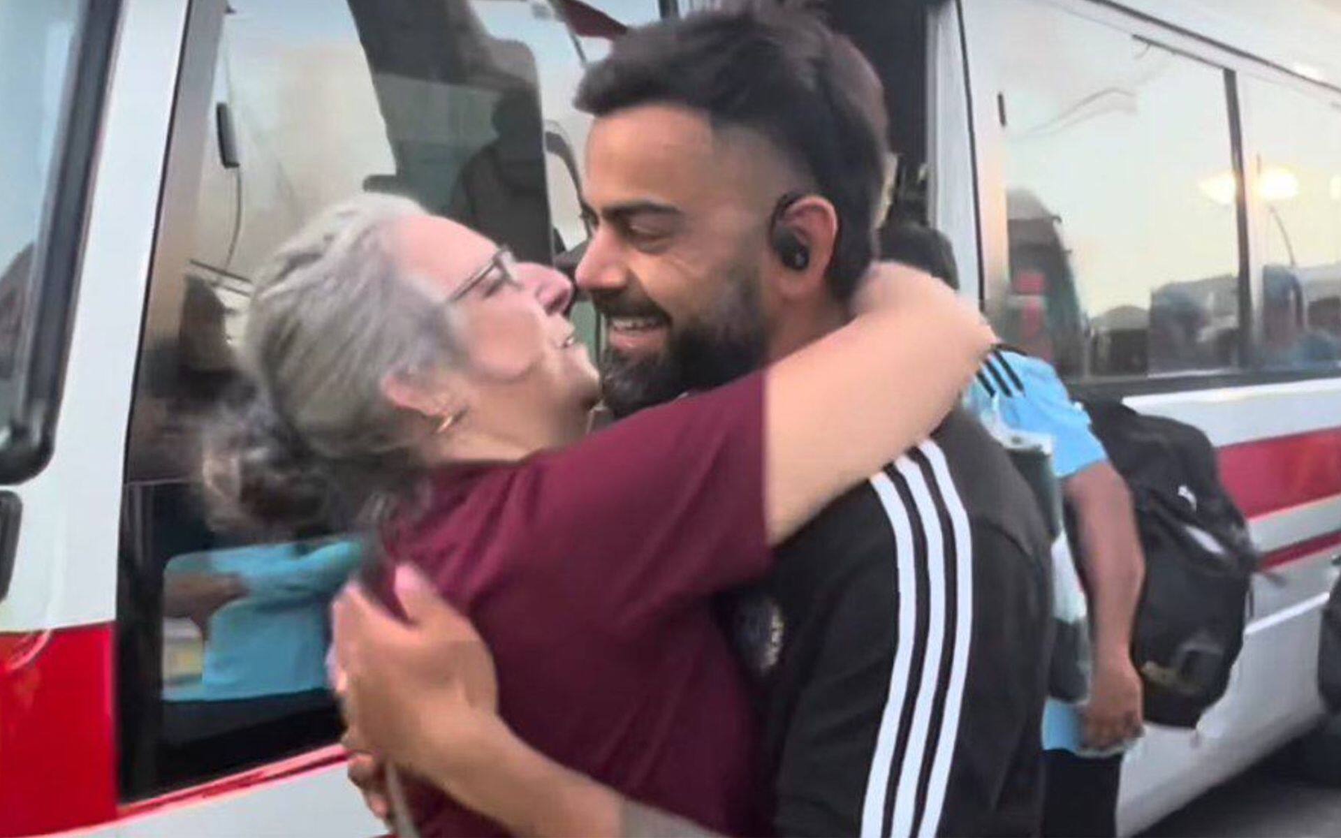 Joshua Da Silva's mother relishes her fan moment with Indian cricketer Virat Kohli (X.com)