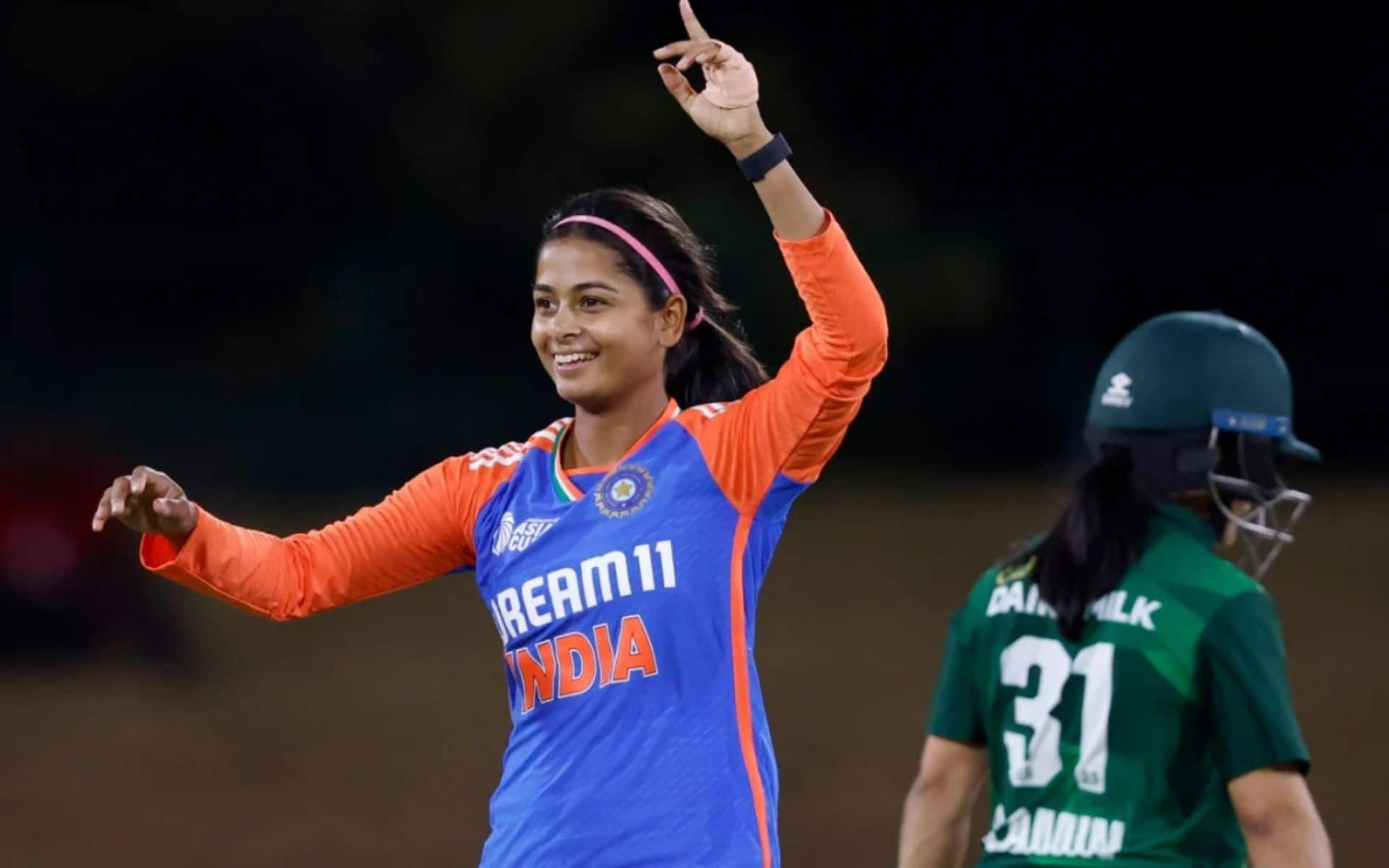 Shreyanka Patil delivered a match-winning spell against PAK-W (ACC)