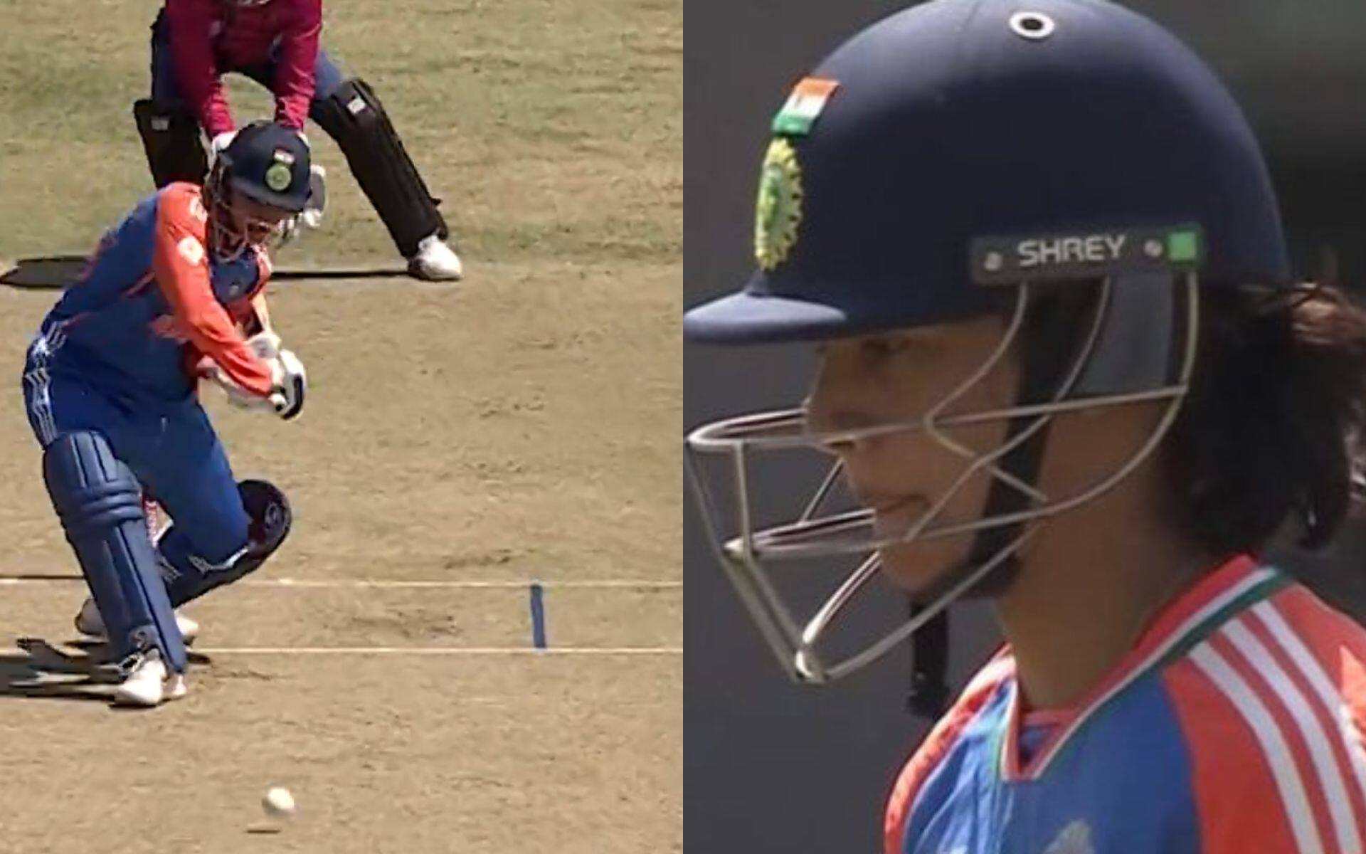 Smriti Mandhana's six against U.A.E (X.com)