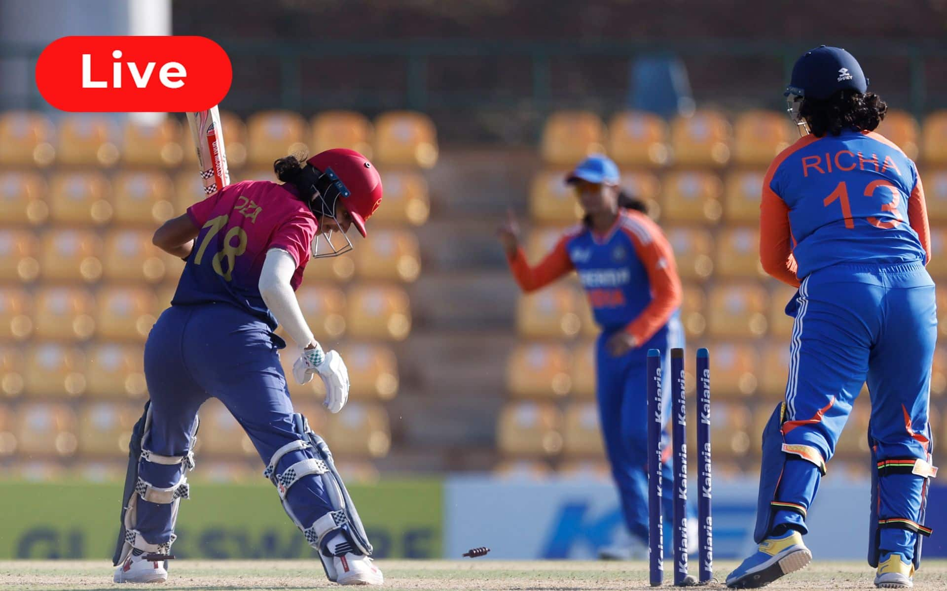 INDW Vs UAEW Asia Cup T20 2024 Live Score: Match Updates, Highlights And Live Streaming