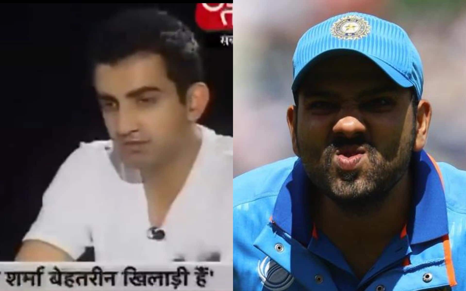 [Watch] How Gambhir Fought With Journalist To Support Rohit Sharma 12 Years Ago