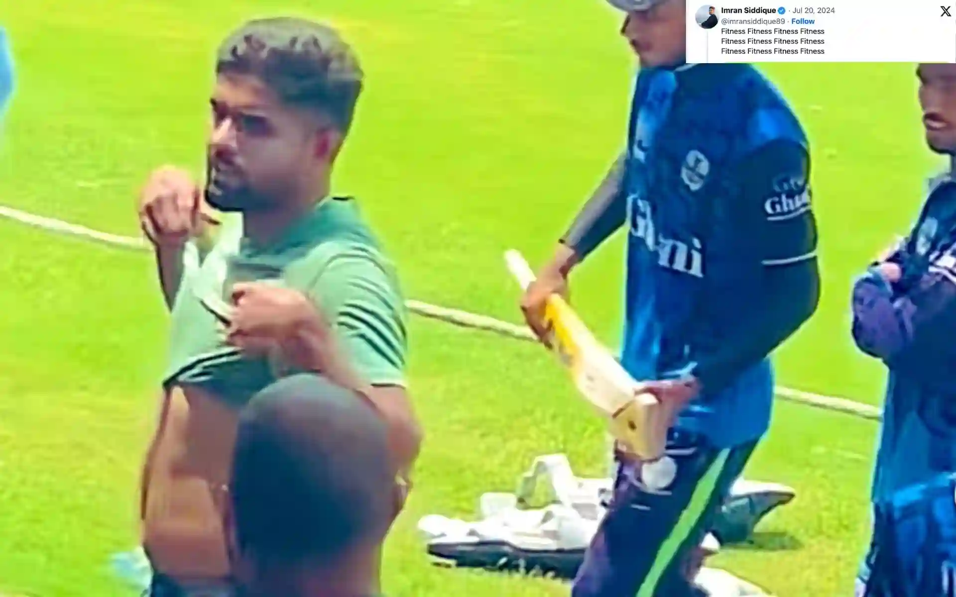 Babar Azam's Fitness gets criticised (X.com)