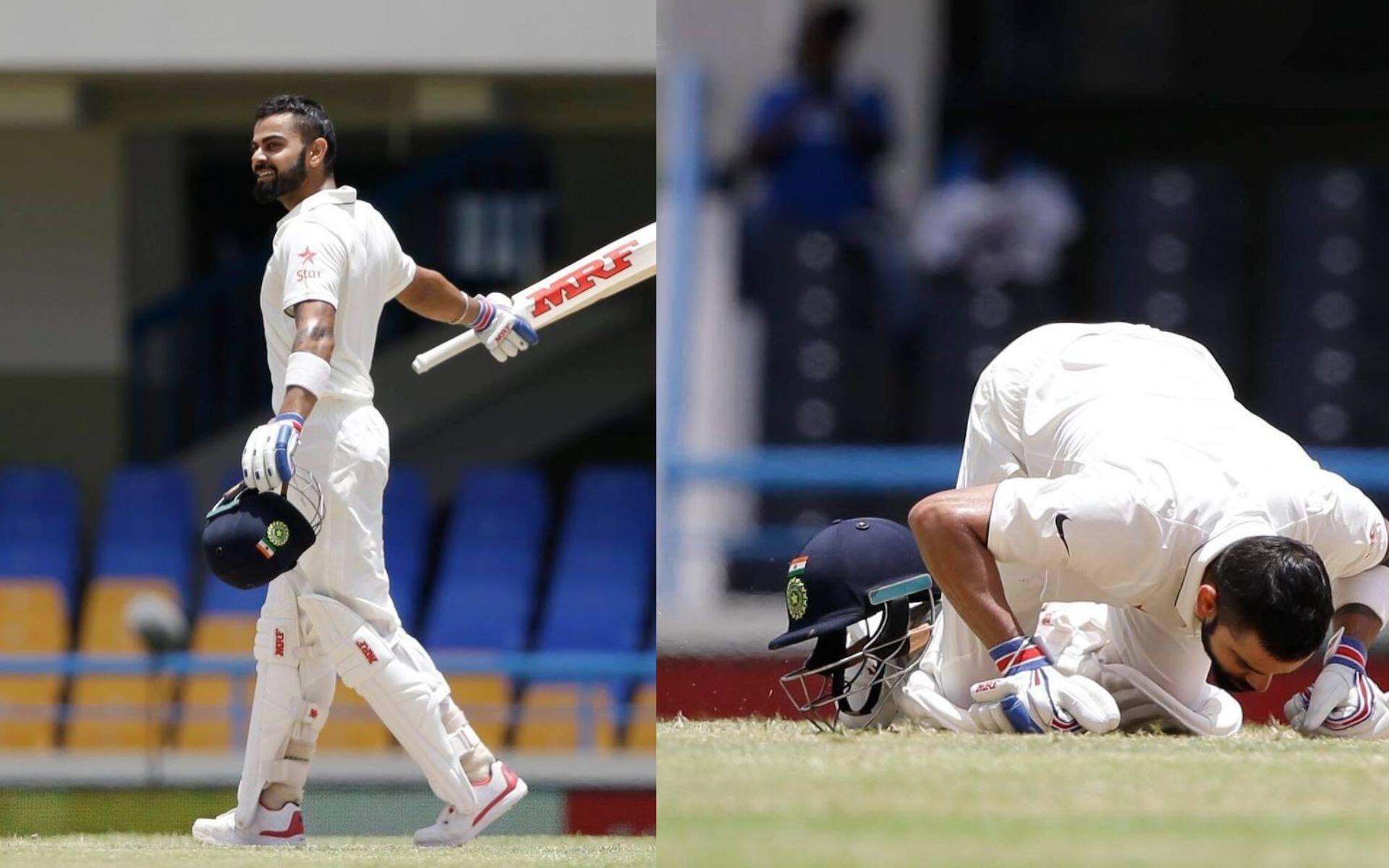 Virat Kohli after the Double Hundred in West Indies [X]