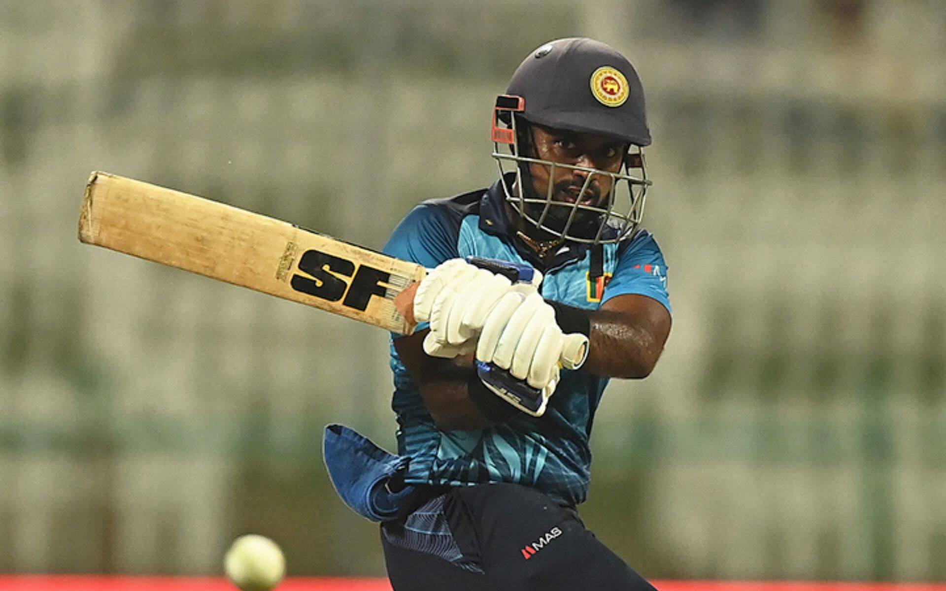 Charith Asalanka in action for Sri Lanka (X.com)