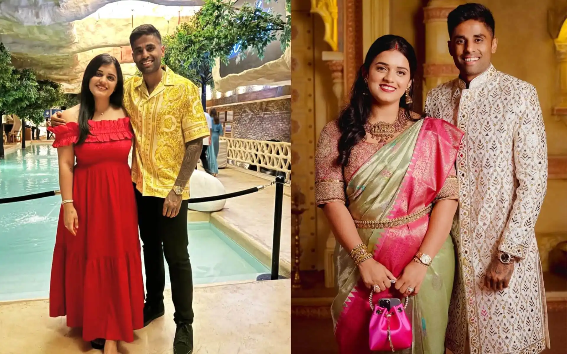 Suryakumar Yadav and his wife Devisha Shetty (X.com)