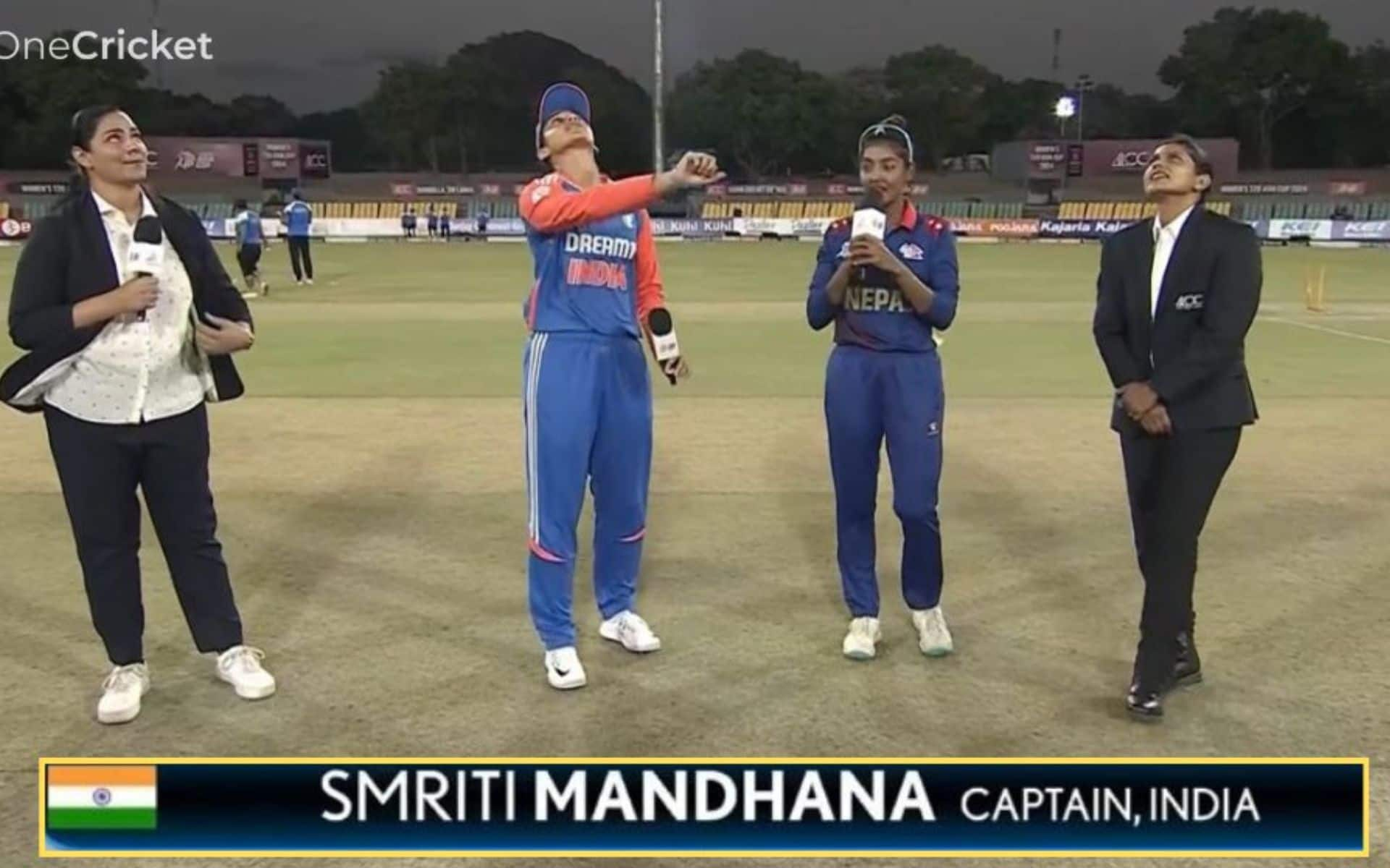 Smriti Mandhana Wins The Toss And Opts To Bat [x.com]