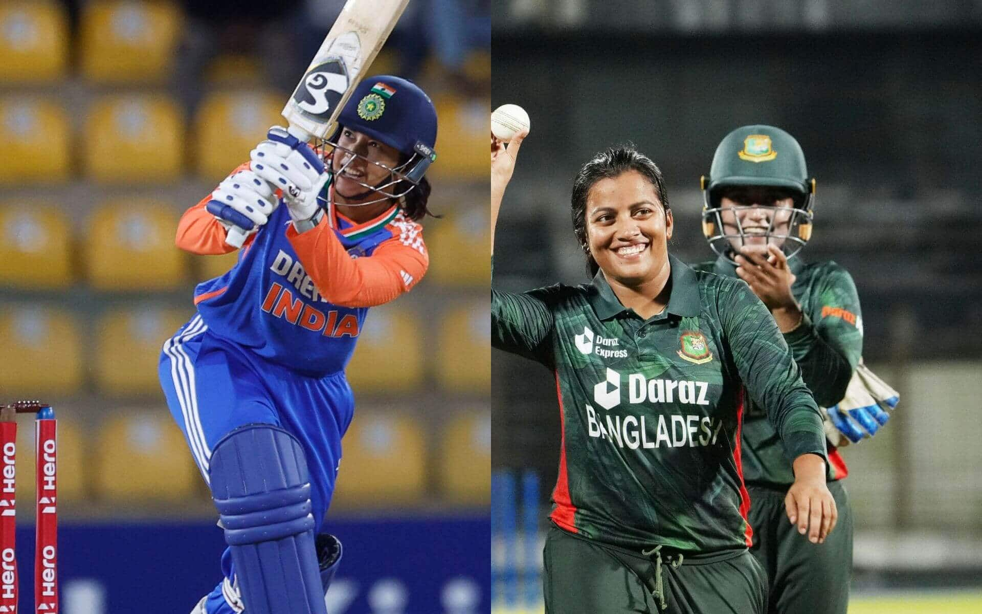 Smriti Mandhana vs Nahida Akter might go a long way in deciding the fate of the game [X]