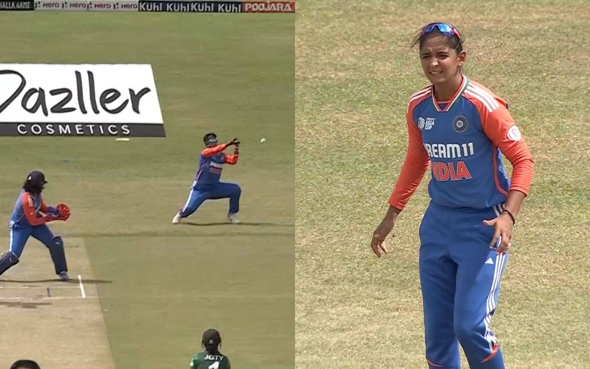 Deepti Sharma dropped a catch vs BAN (X.com)