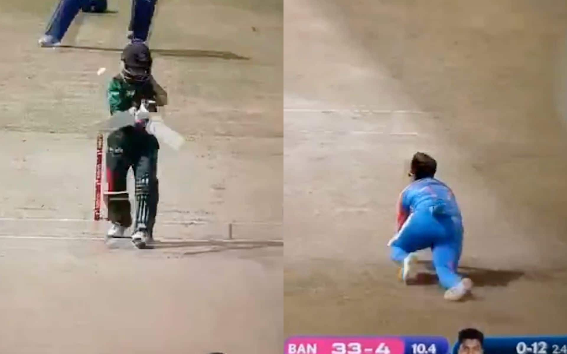 Shafali Verma's catch [X]