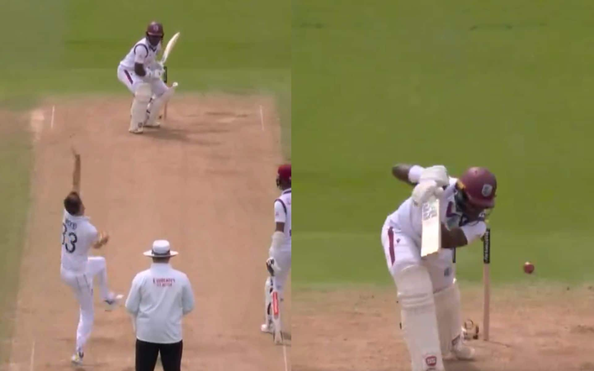 [Watch] Mark Wood's Impeccable Late In-Swinger Leaves Kirk McKenzie In ...