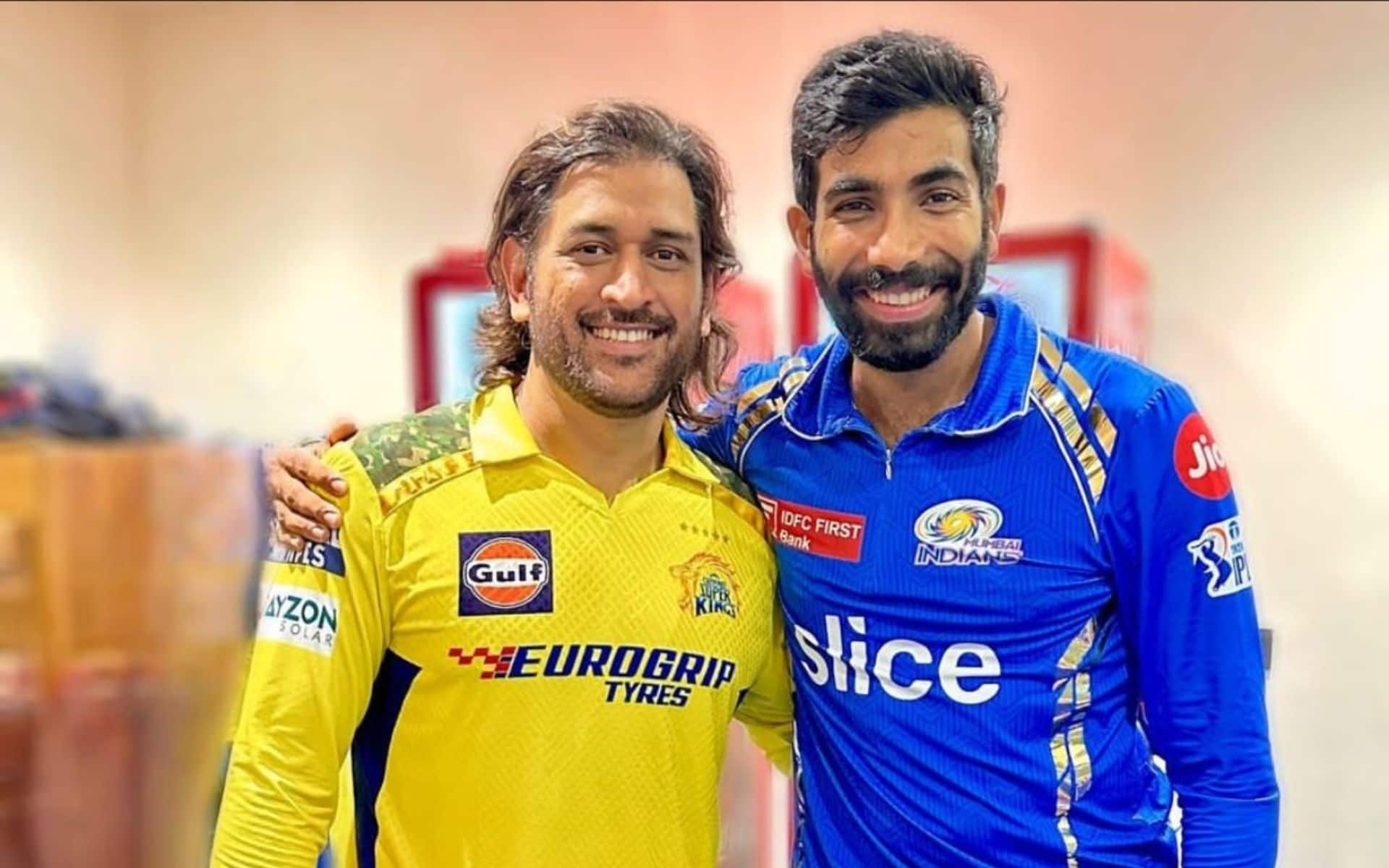 Bumrah and MS Dhoni [X.com]