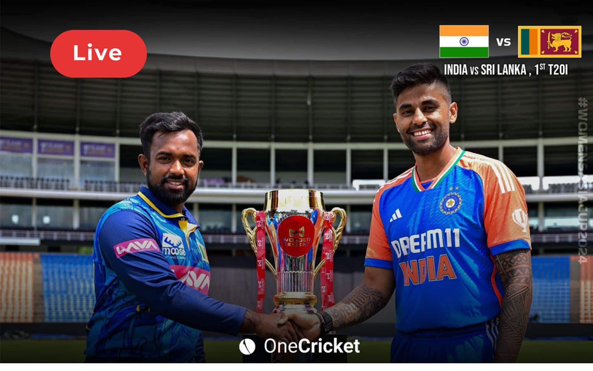 IND Vs SL, 1st T20I Live Score: Match Updates, Highlights And Scorecard