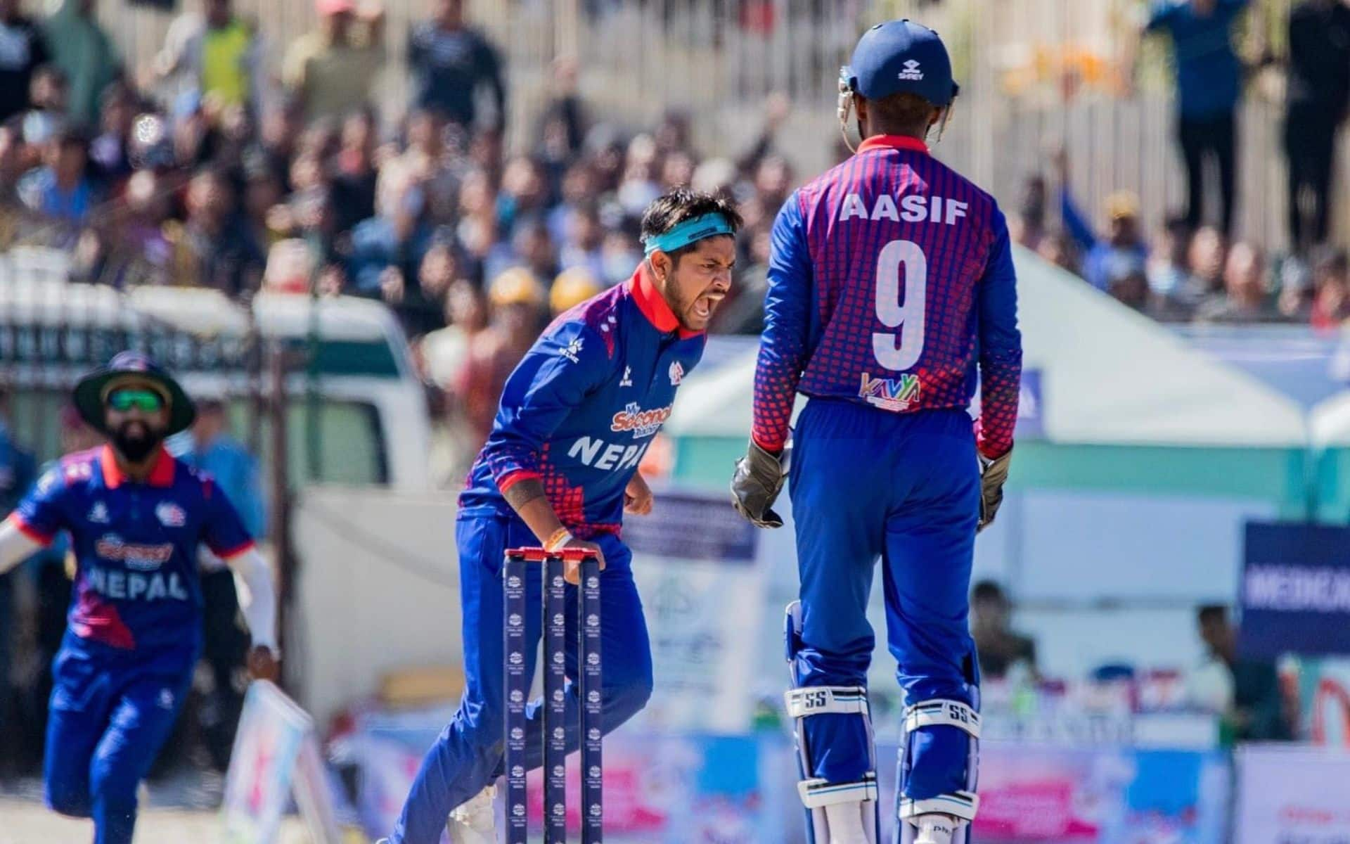 Sandeep Lamichhane in action (X.com)