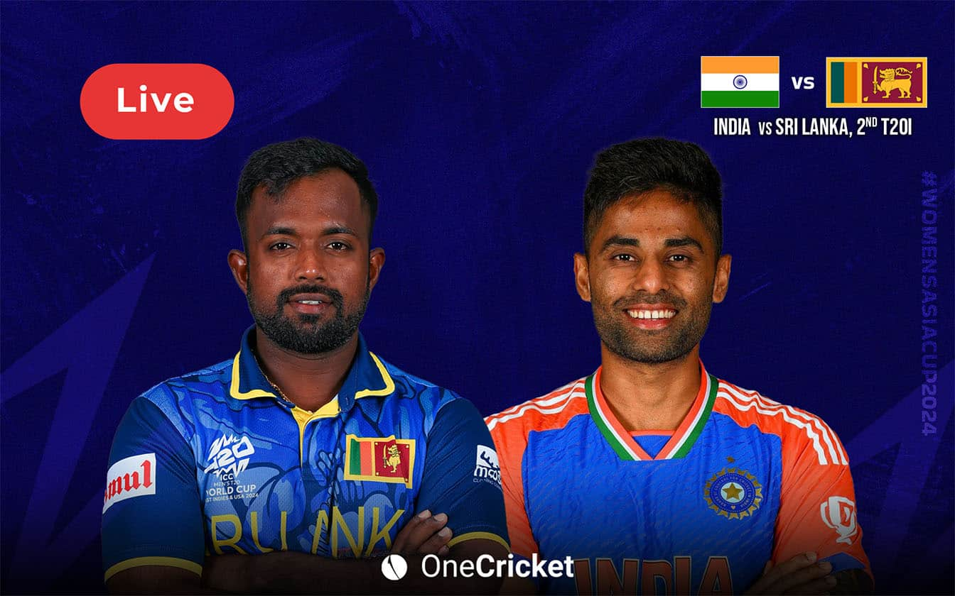 IND Vs SL 2nd T20I Live Score Match Updates, Highlights And Live