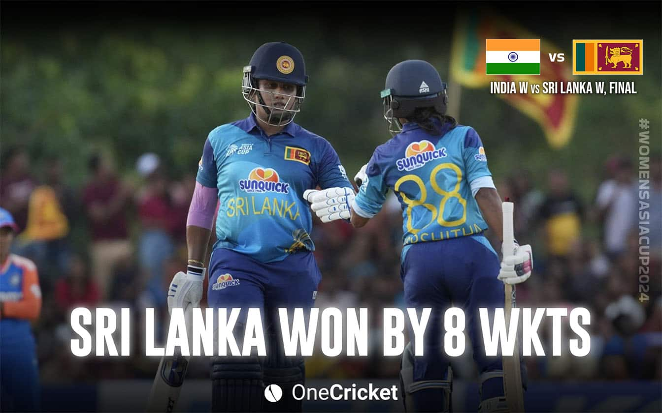 IND W Vs SL W Asia Cup T20 2024 [OneCricket]