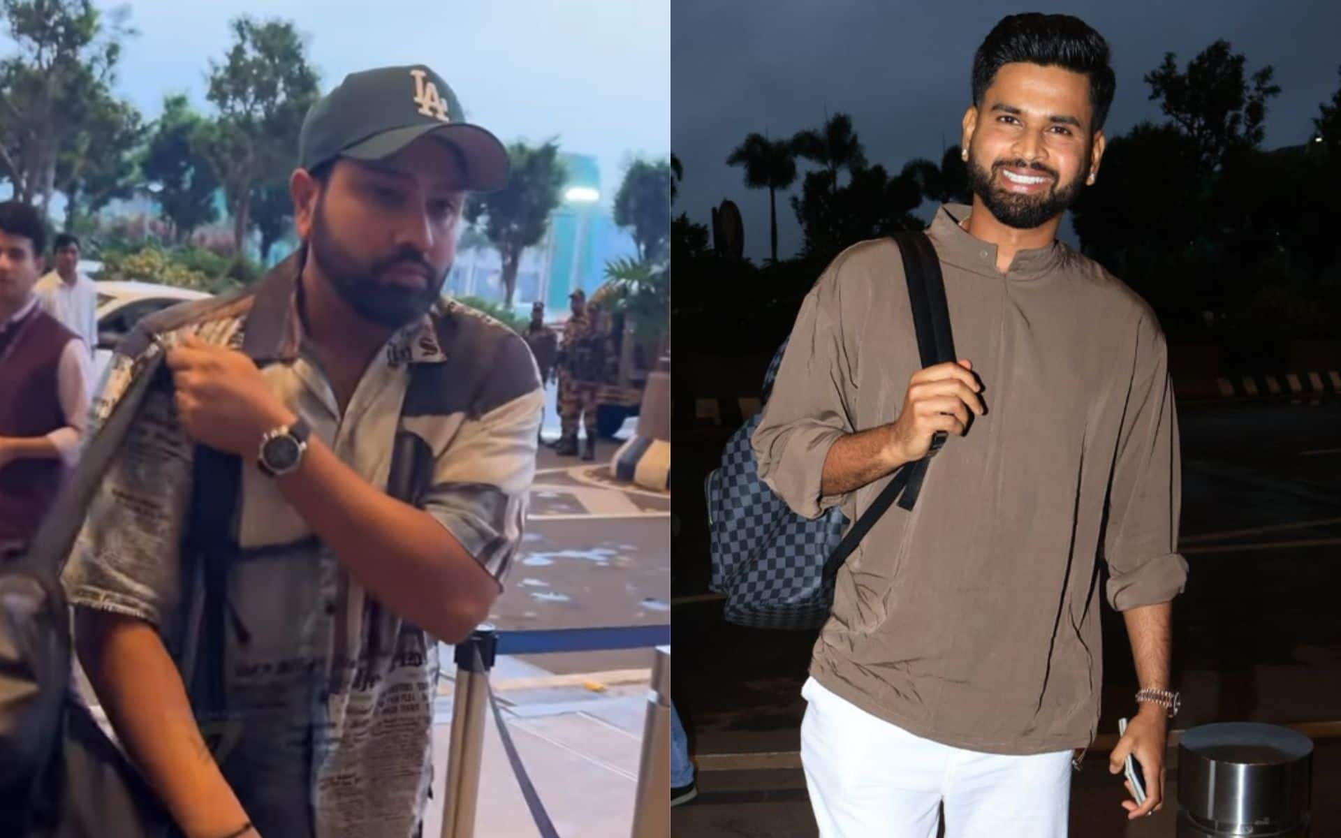 Rohit Sharma and Shreyas Iyer departing for ODIs vs SL (x.com)