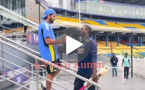 [Watch] Rohit Sharma Gets Congratulatory Hug from Angelo Mathews For T20 World Cup Win