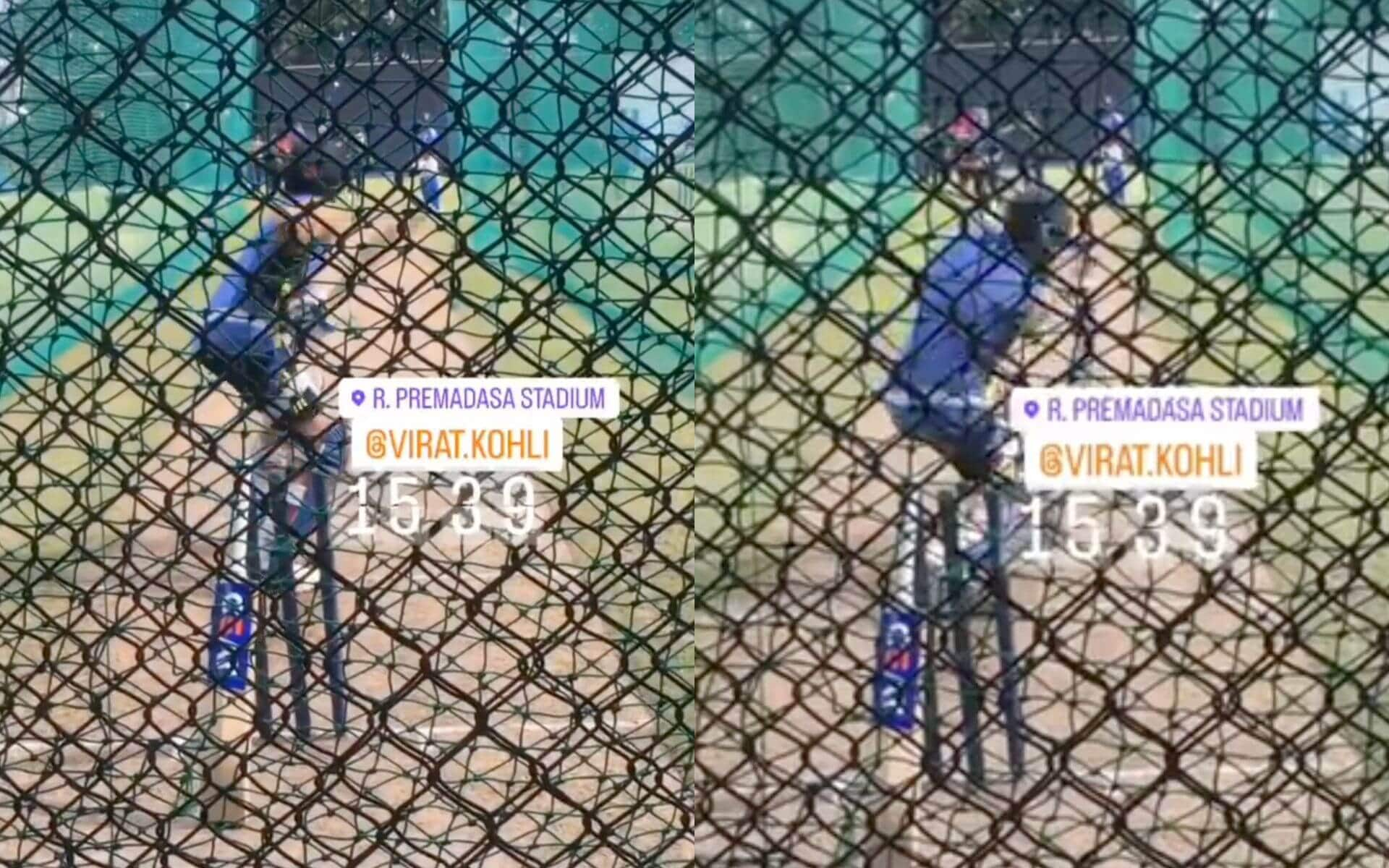 Virat Kohli in nets [X]