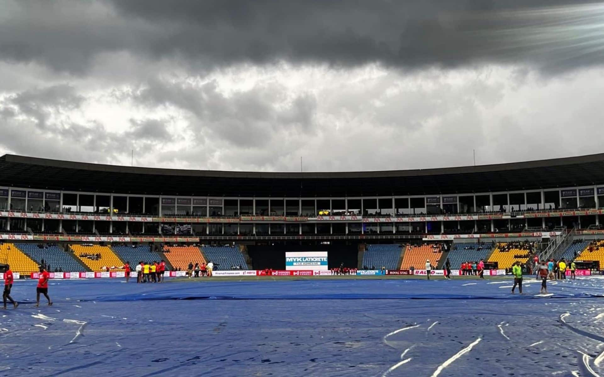 Covers at the Pallekele Stadium (X.com)