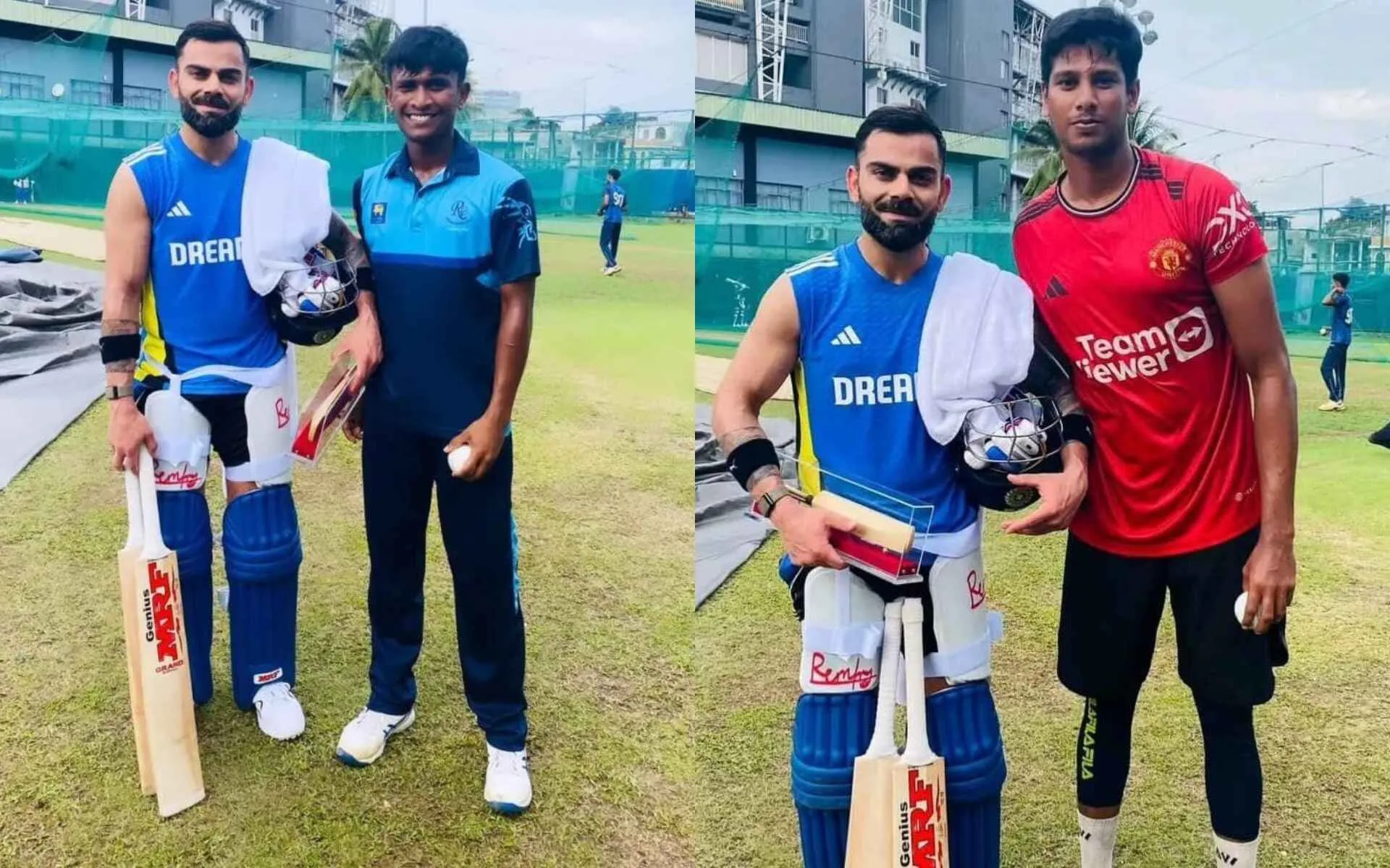 SL Net bowlers gifts Virat Kohli with special memento (x)
