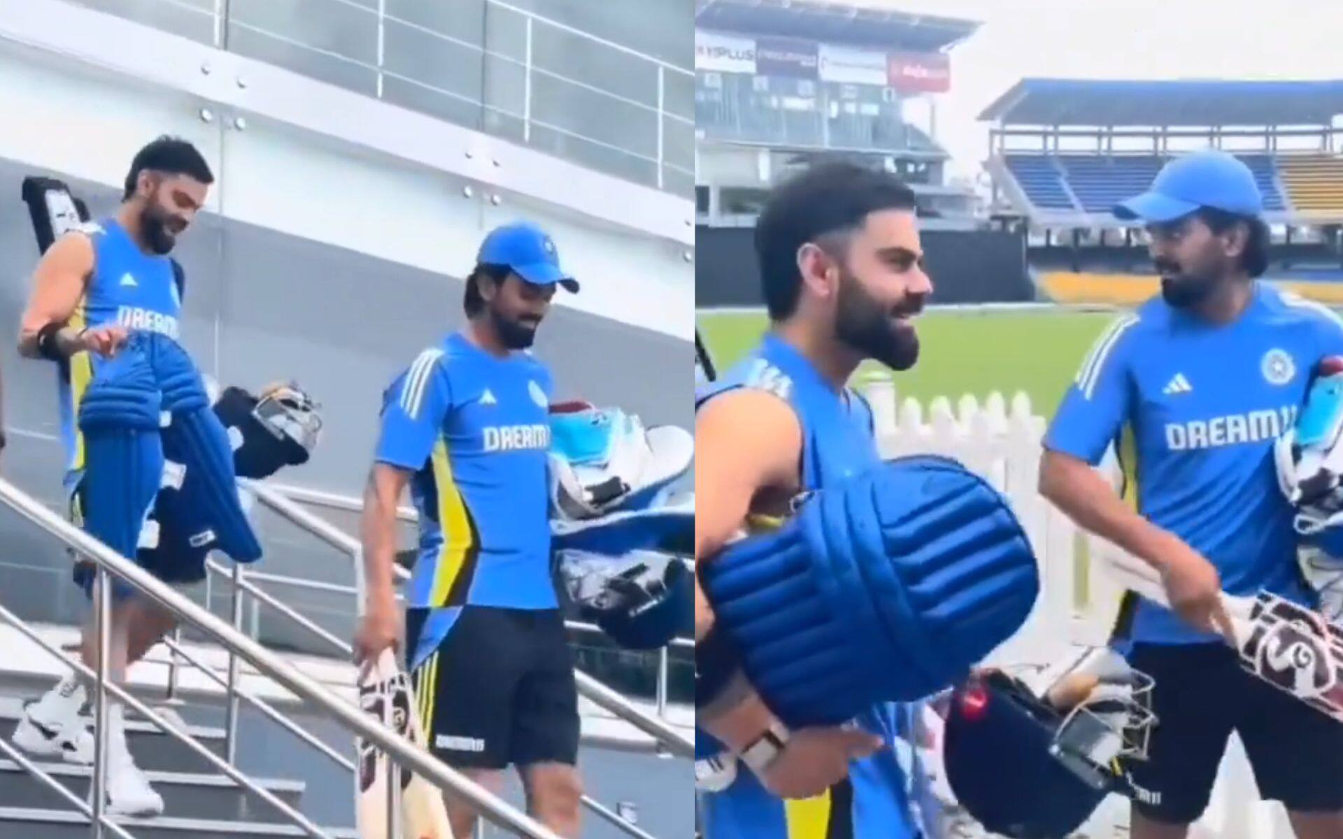 Virat Kohli and KL Rahul together during Sri Lanka practice session [X.com]