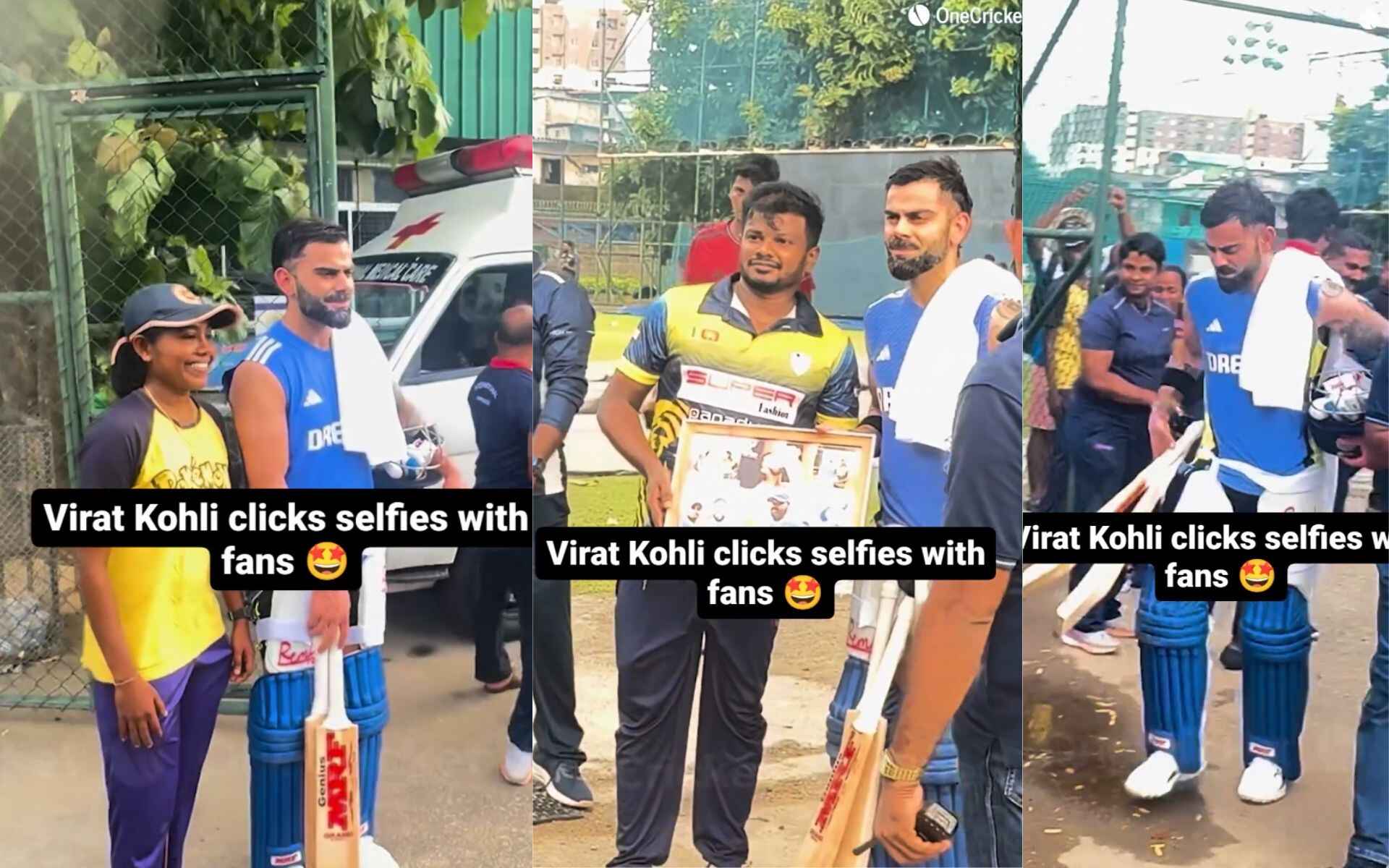 Virat Kohli with fans in Sri Lanka (x)