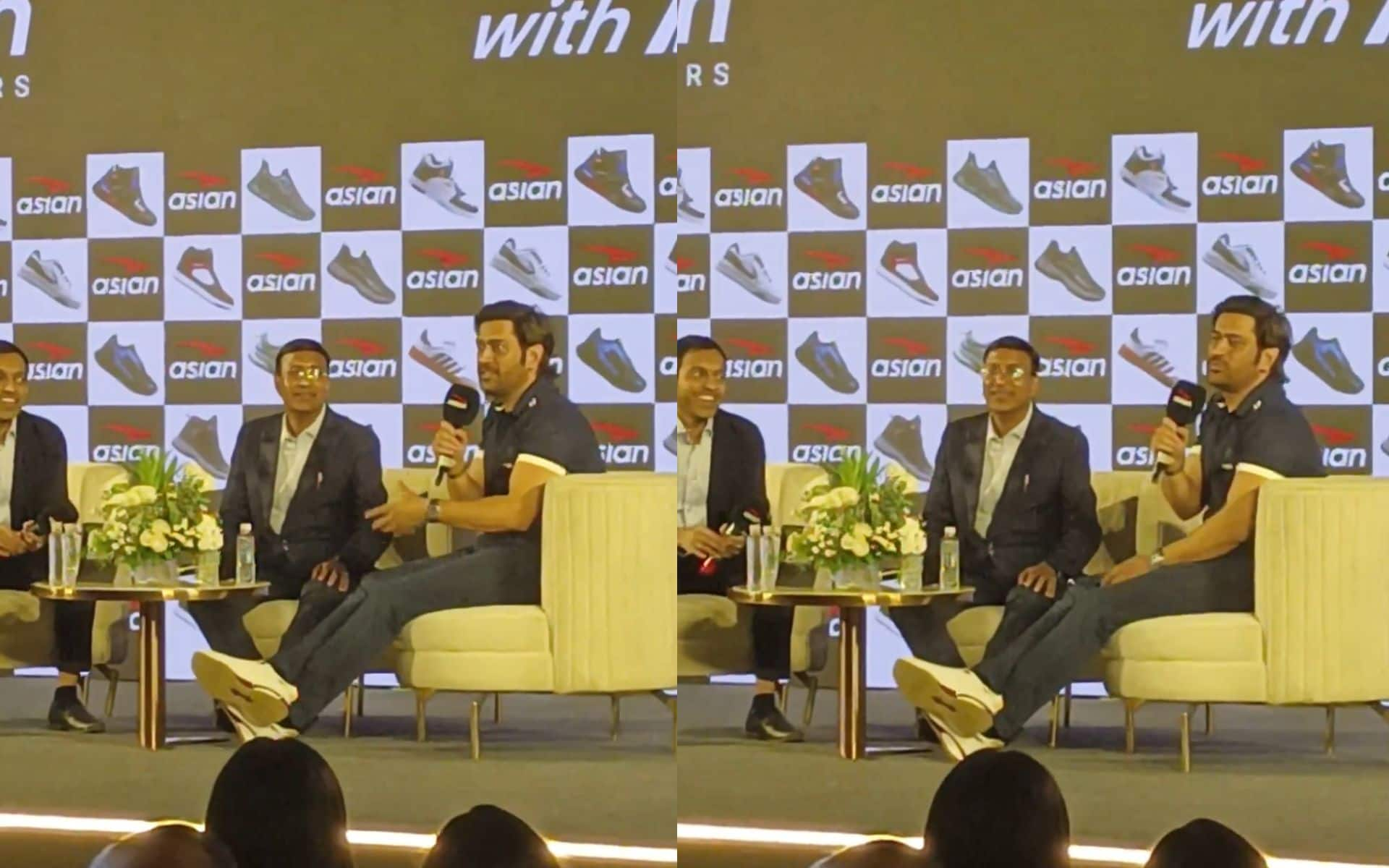 MS Dhoni during an event (X.com)