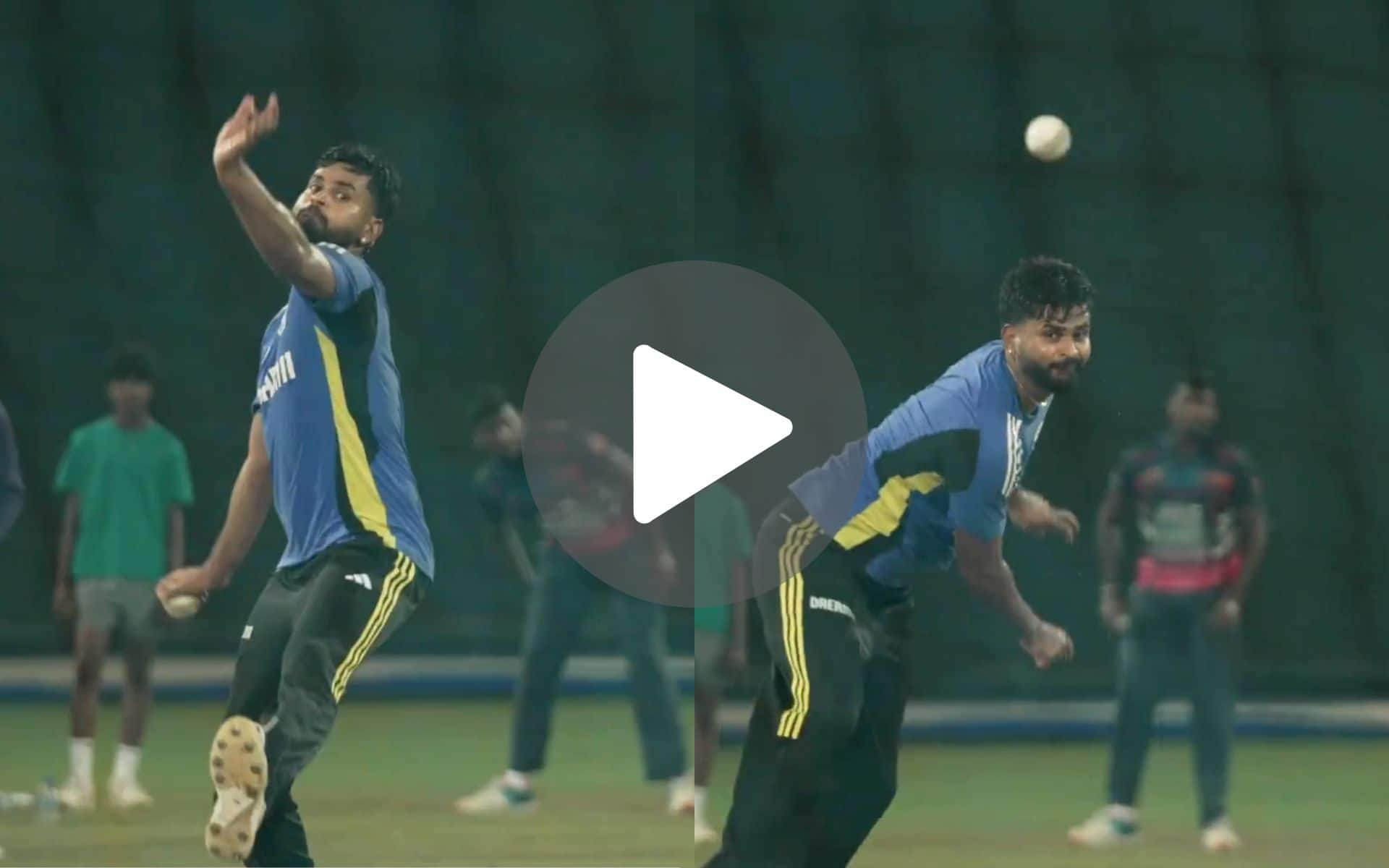 [Watch] Sweaty Shreyas Iyer Rolls His Arms In Nets Ahead Of IND Vs SL 1st ODI