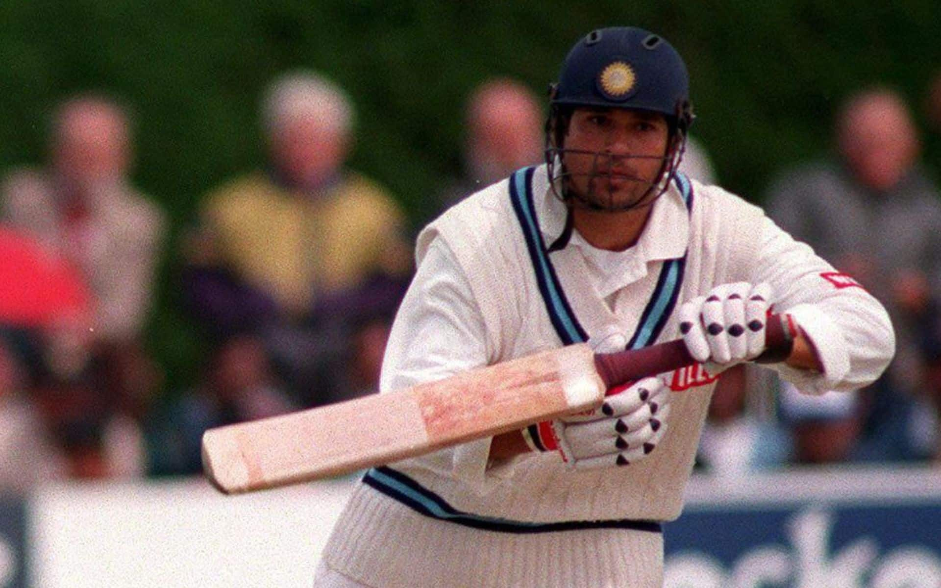 Sachin Tendulkar during a Test match in 1992 [X]