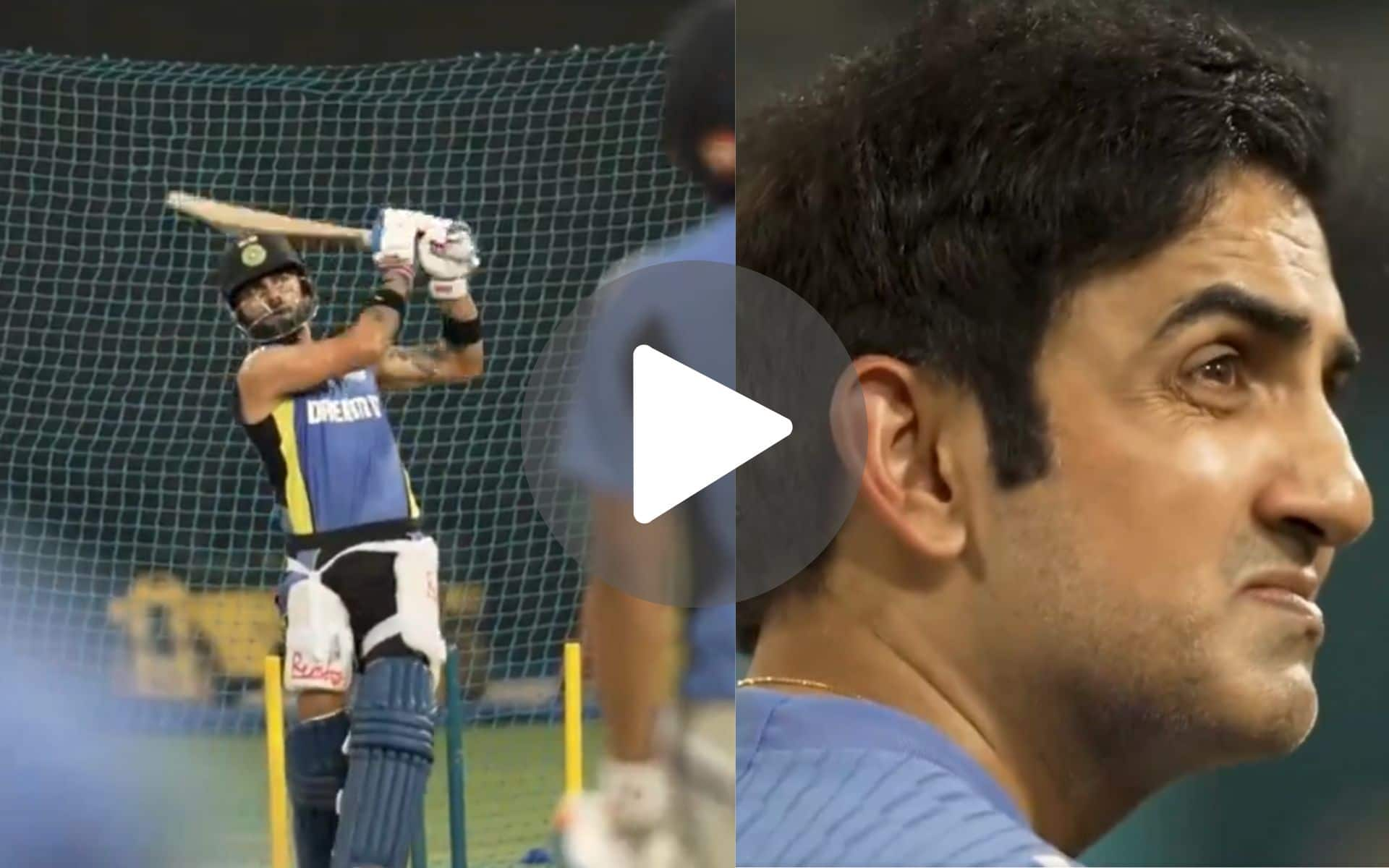 [Watch] Virat Kohli's Stunning Shot Wins Gautam Gambhir's Heart Ahead Of IND Vs SL 1st ODI