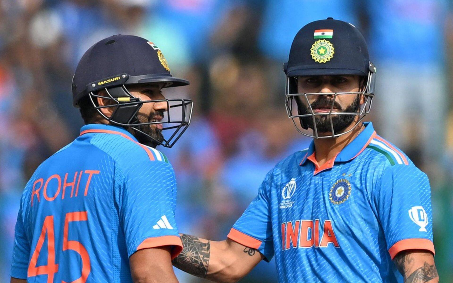 Virat Kohli with Rohit Sharma [X]