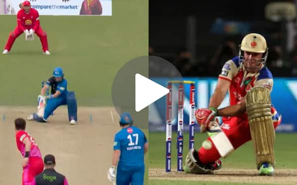 [Watch] Pope Recreates RCB Great AB de Villiers' Iconic Reverse-Scoop For A Six In The Hundred