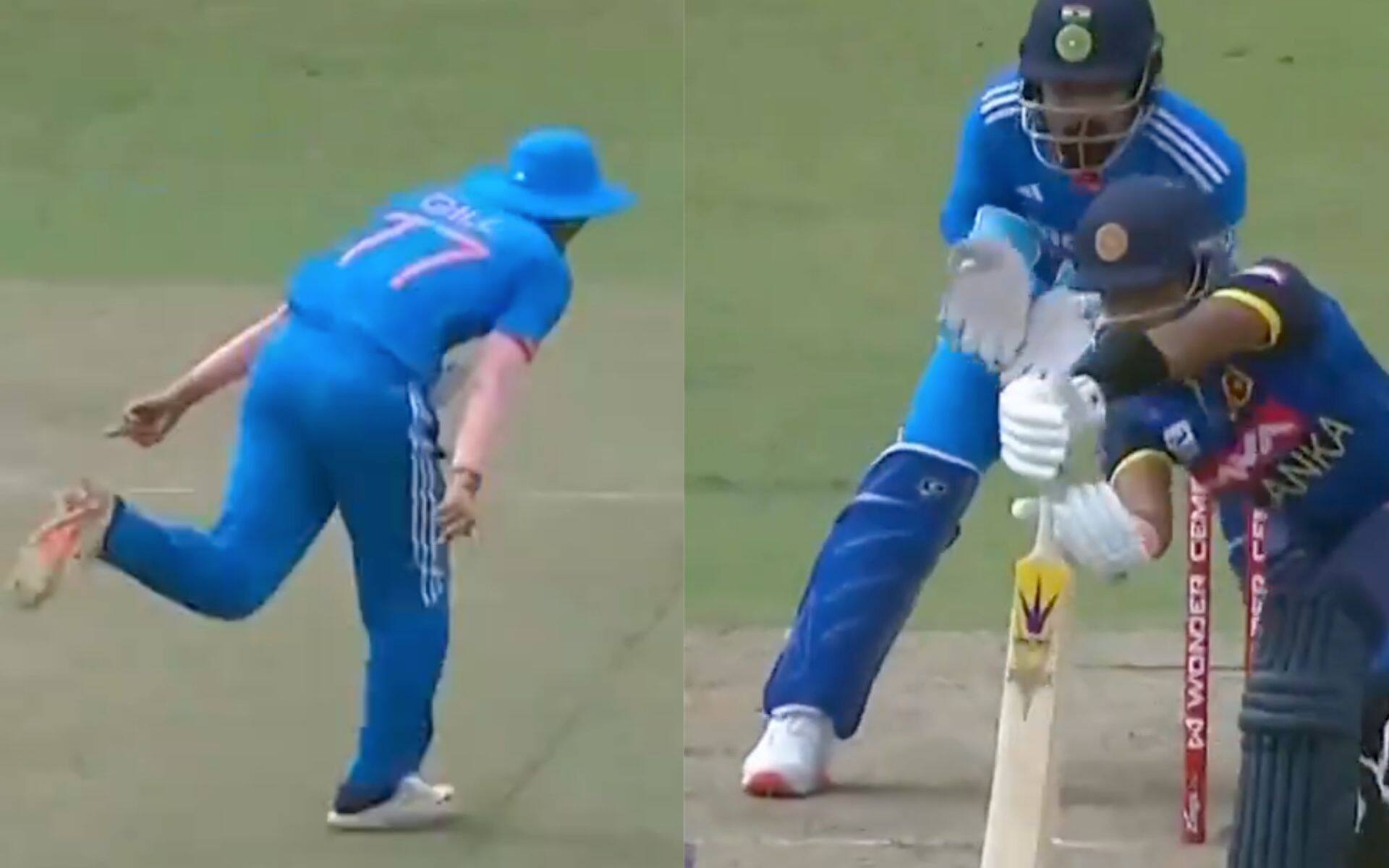 Shubman Gill with a brilliant catch (X.com)