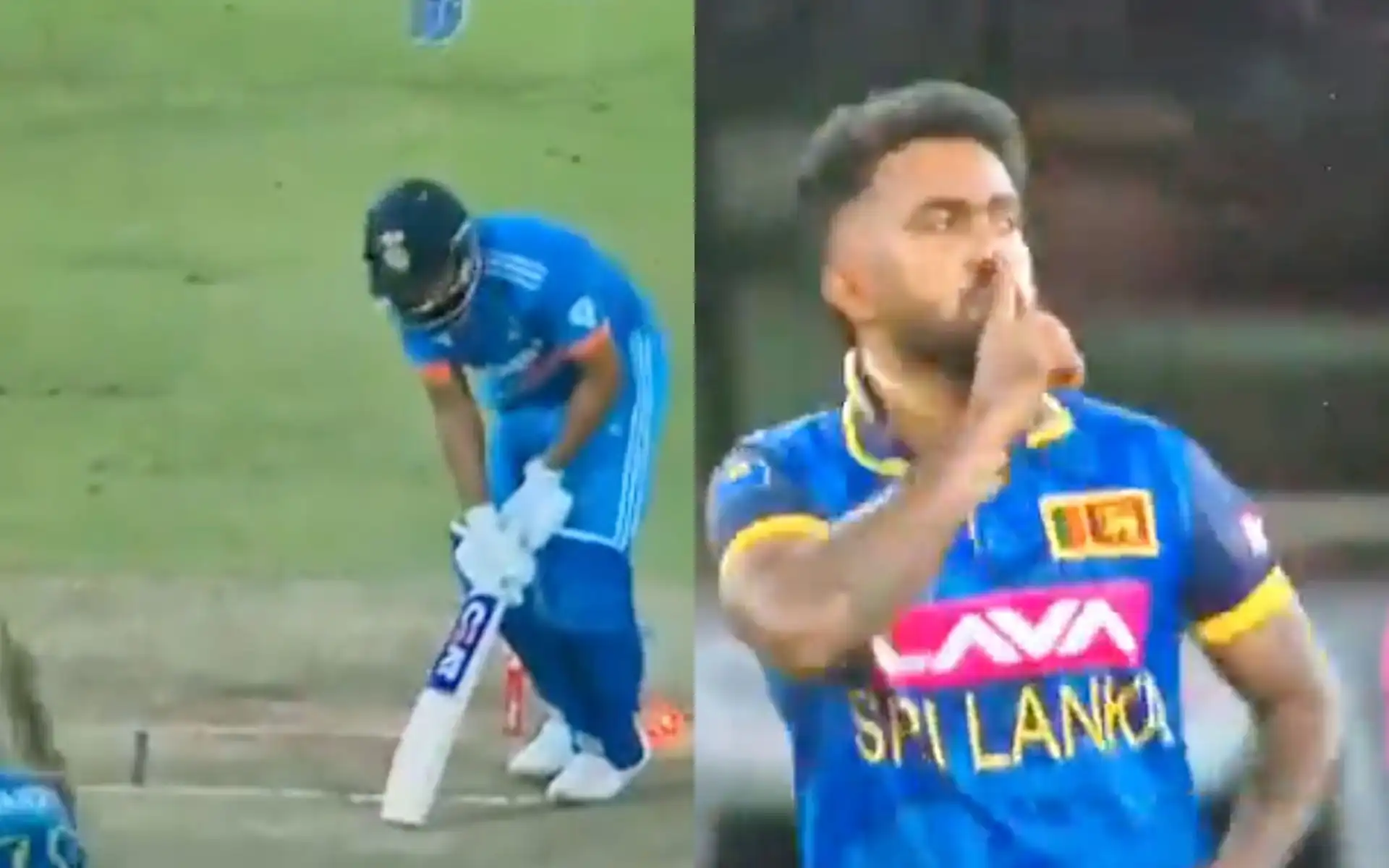 Shreyas Iyer was cleaned up by Asitha Fernando [X]