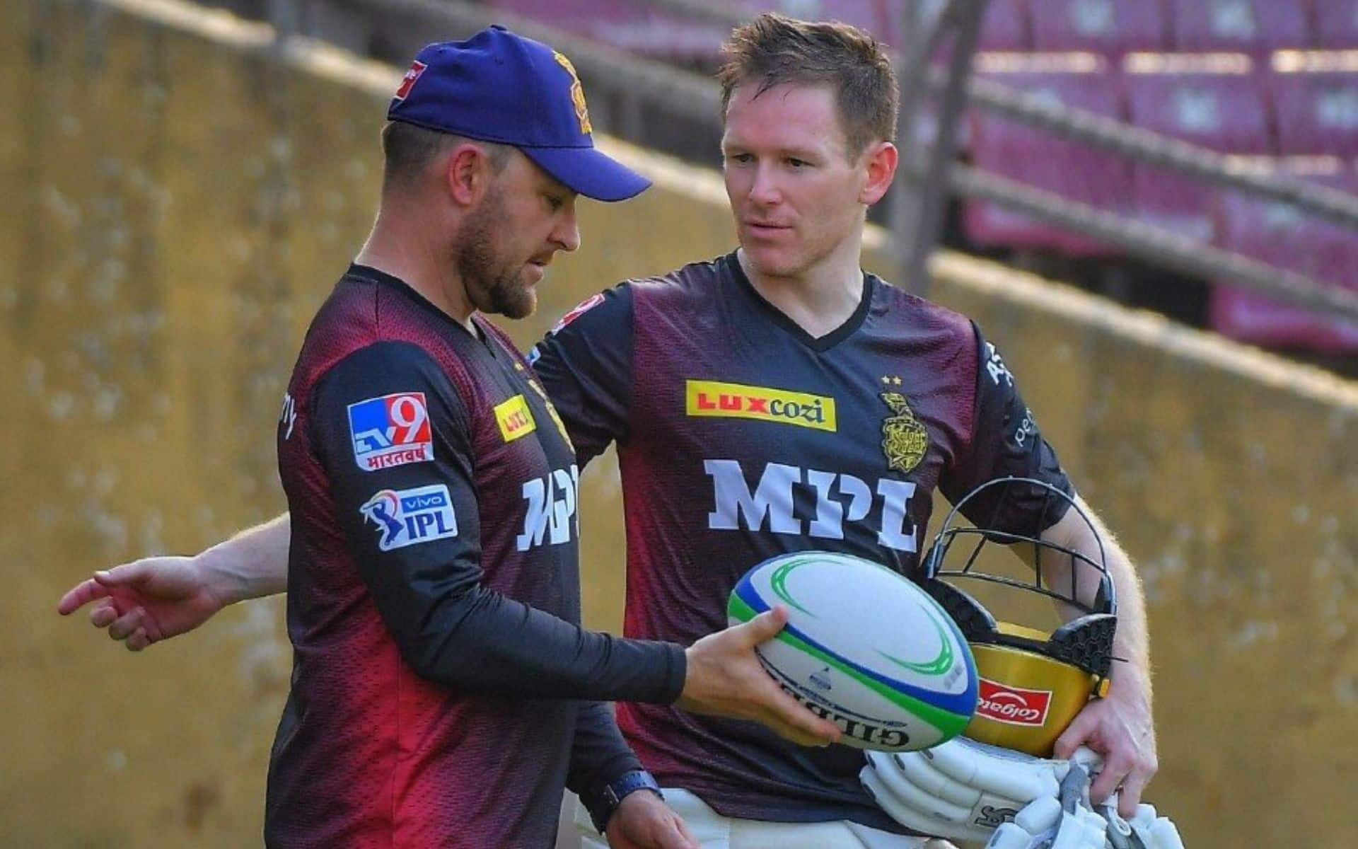 Eoin Morgan expressed his support  for Brendon McCullum (x)