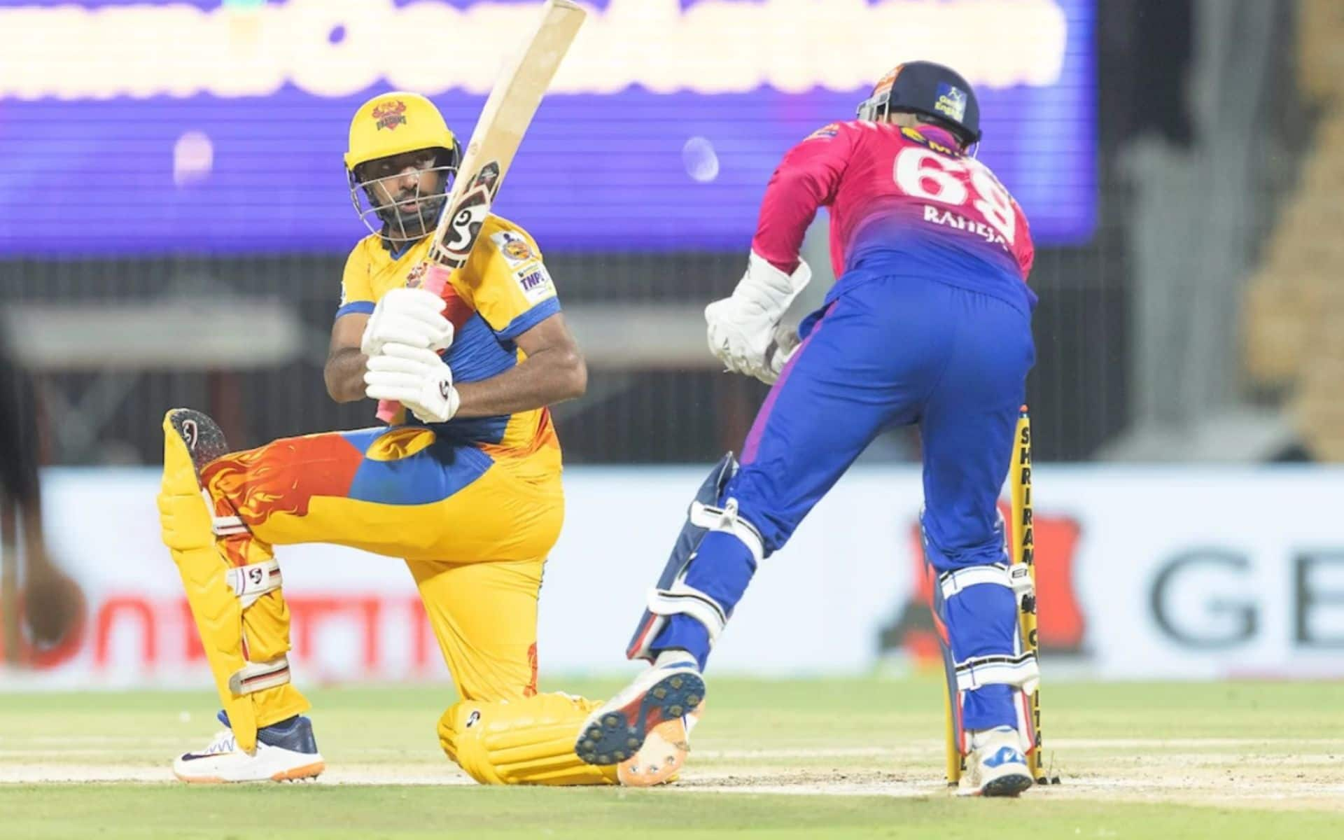 Ravichandran Ashwin in action during TNPL 2024 qualifier (TNPL)